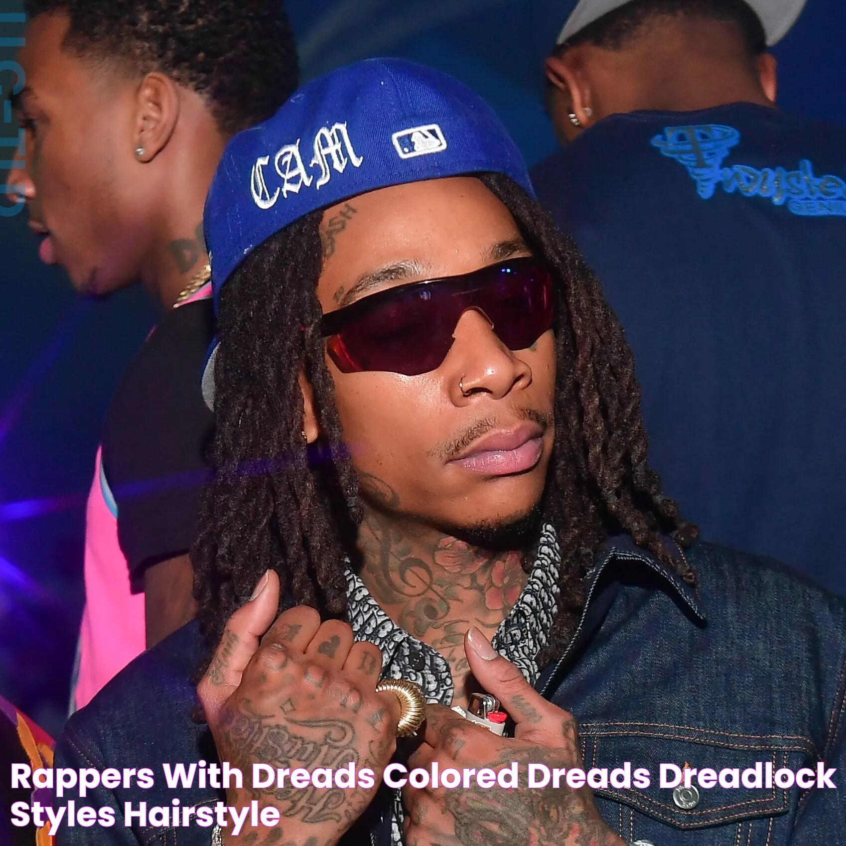 Rappers With Dreads Colored Dreads Dreadlock styles hairstyle