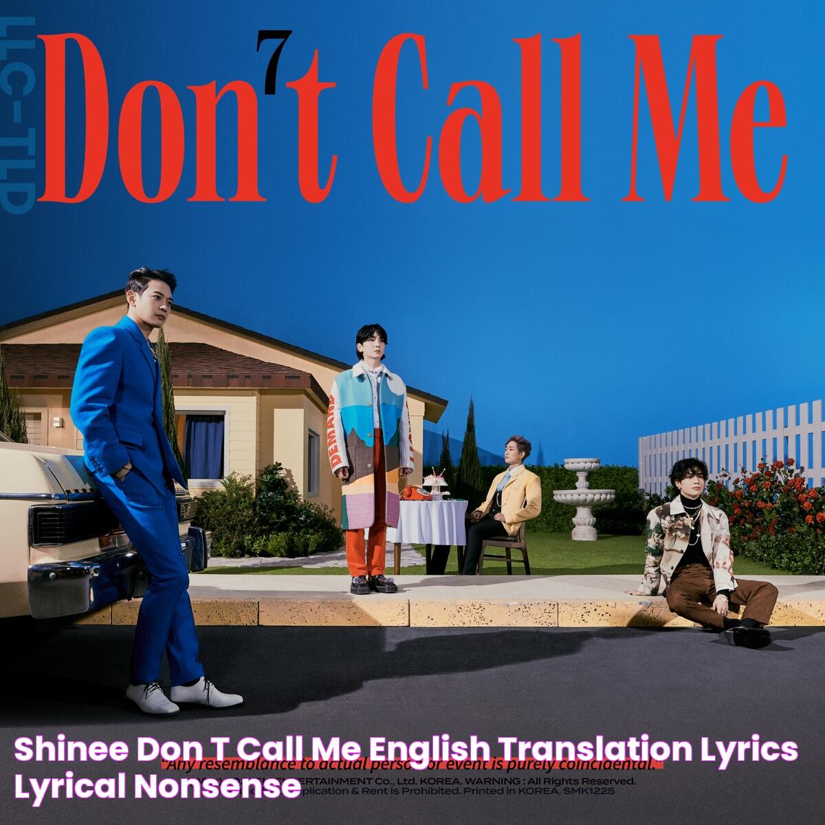 SHINee Don't Call Me English Translation Lyrics Lyrical Nonsense