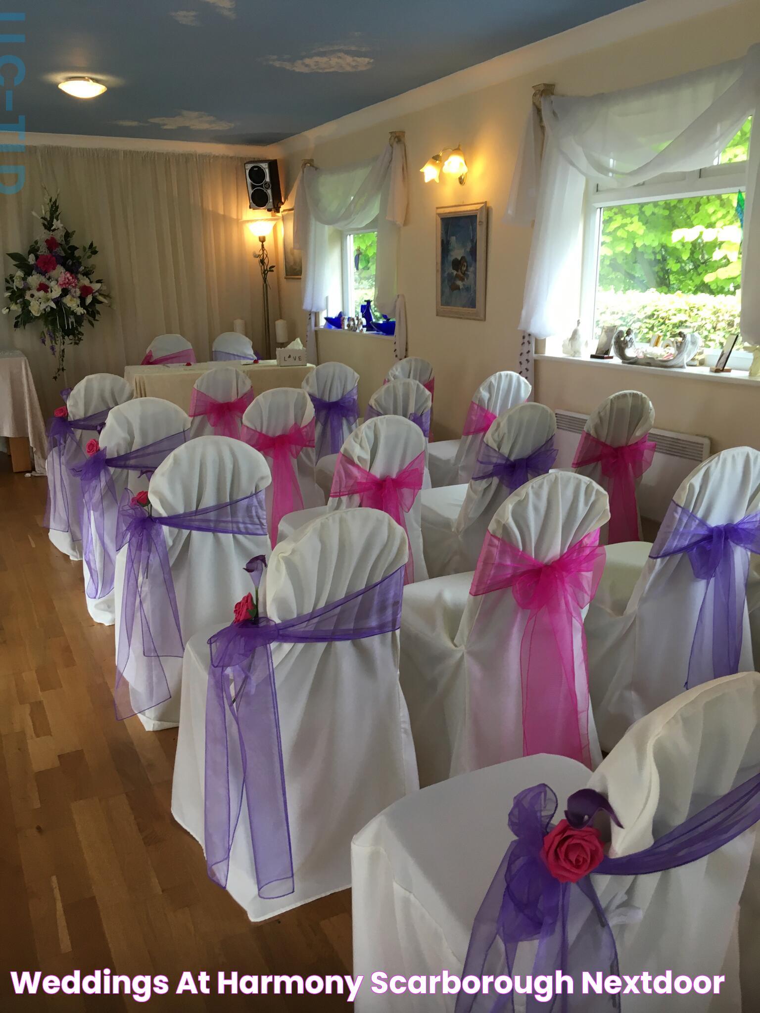 Weddings at Harmony Scarborough Nextdoor