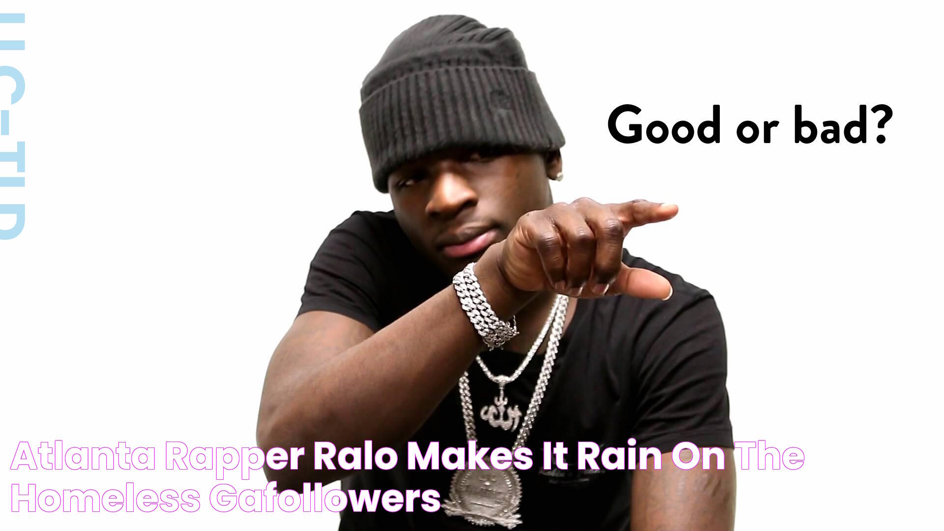 Atlanta Rapper Ralo ‘Makes It Rain’ on the Homeless GAFollowers