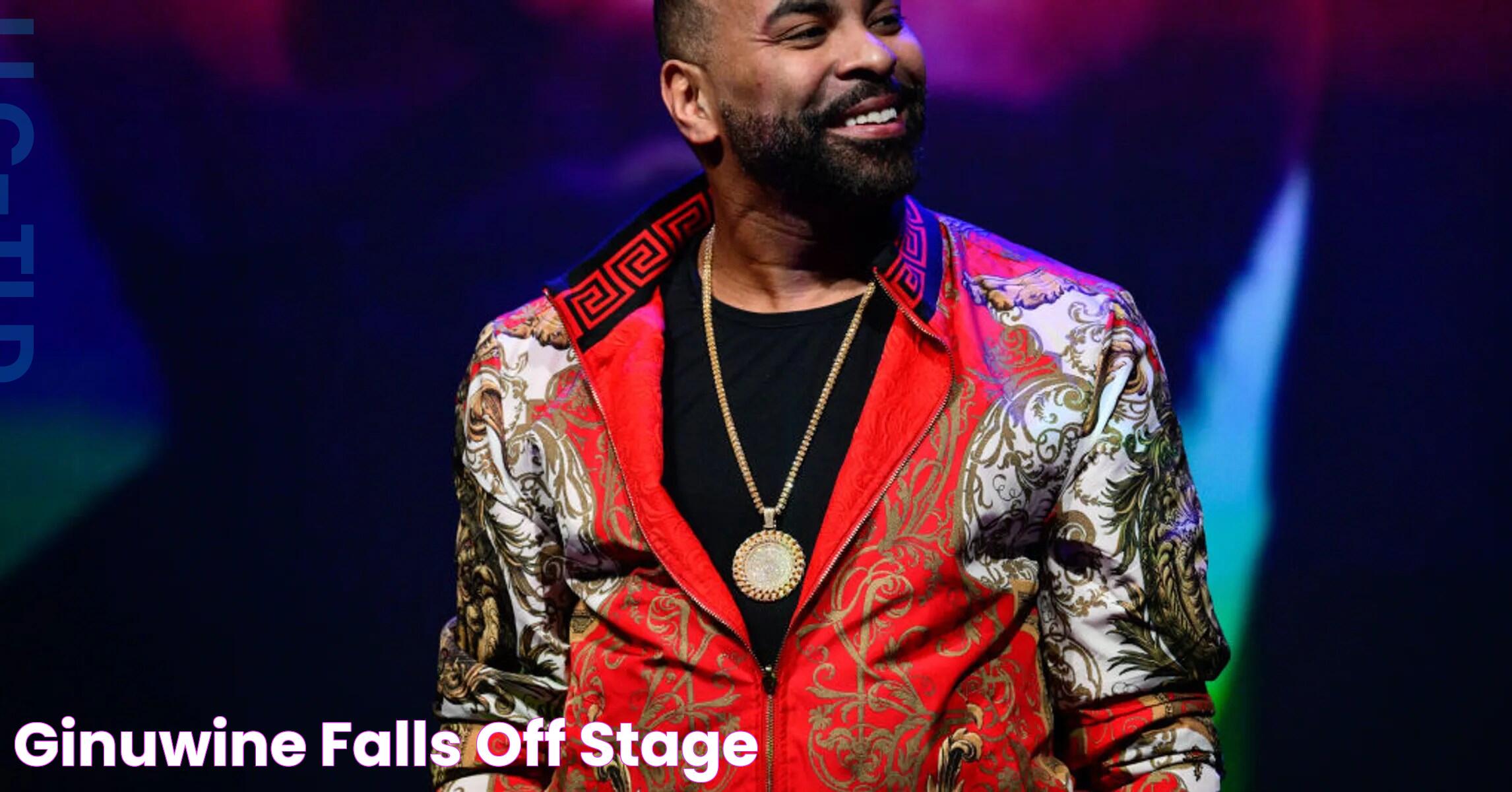 Unexpected Incident: Ginuwine Falls Off Stage During Performance