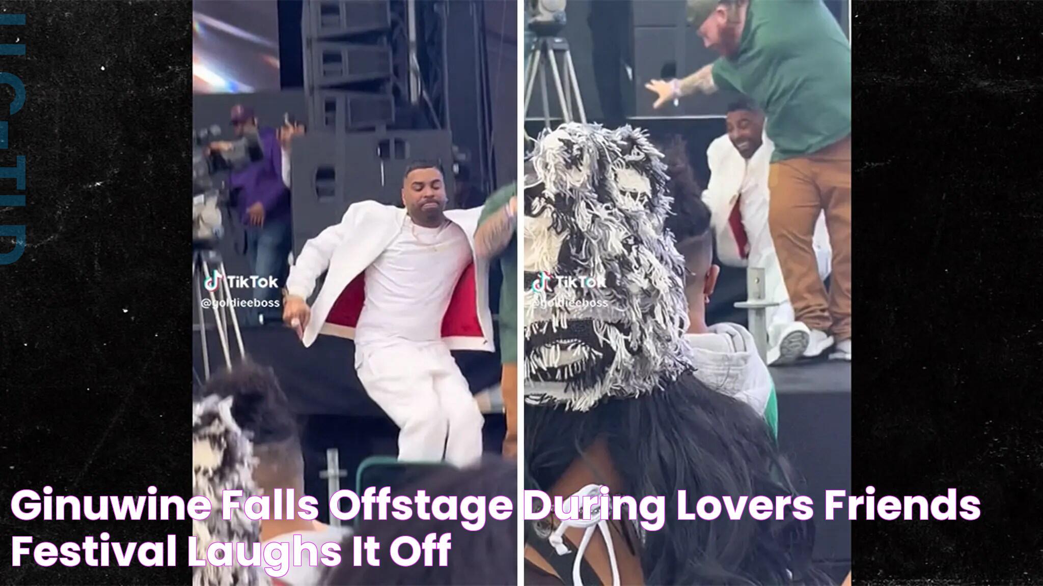 Ginuwine Falls Offstage During 'Lovers & Friends' Festival, Laughs It Off