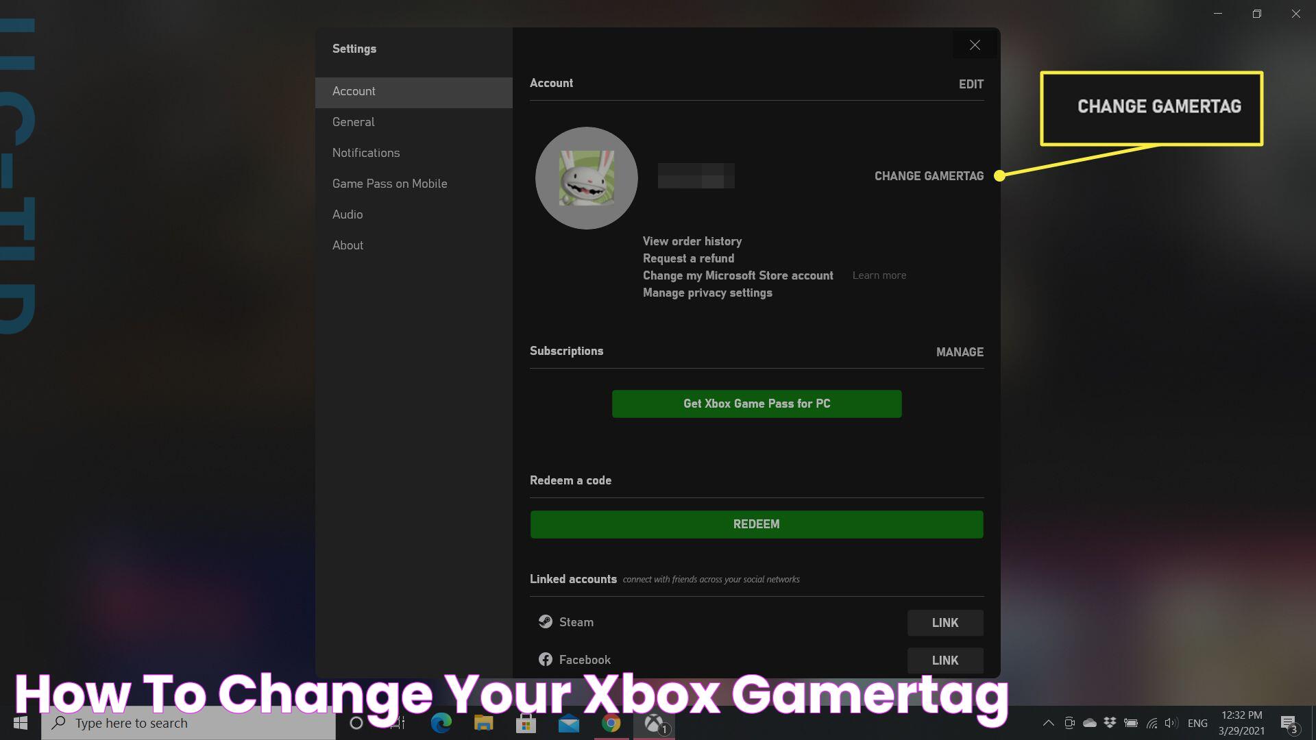 How to Change Your Xbox Gamertag