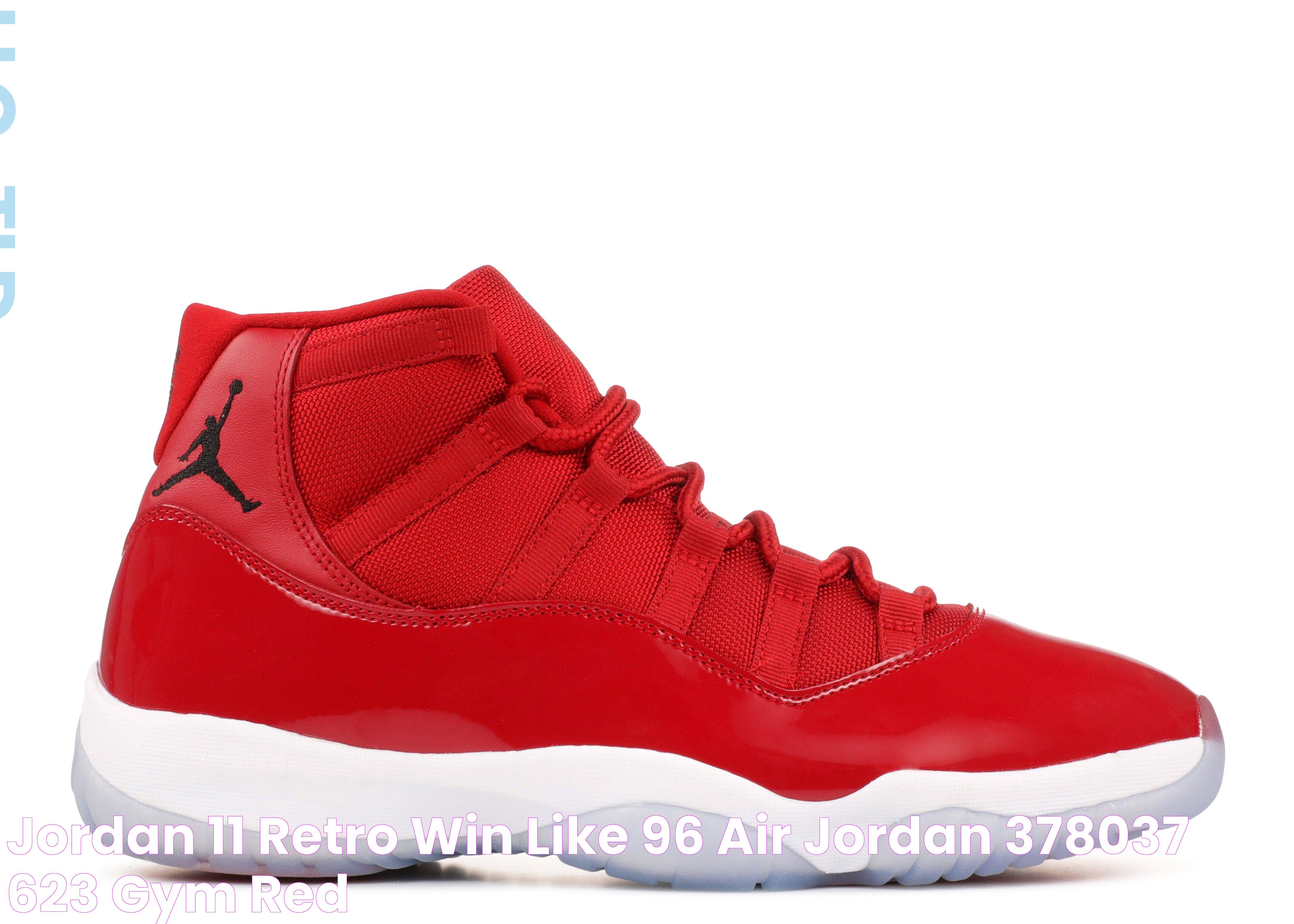 Jordan 11 Retro 'Win Like '96' Air Jordan 378037 623 gym red