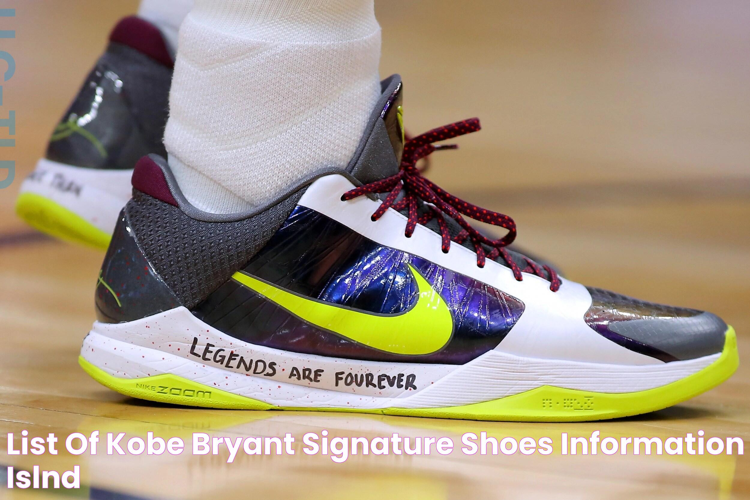 Ultimate Guide To Kobe Bryant Signature Shoes: The Legacy Of A Legend