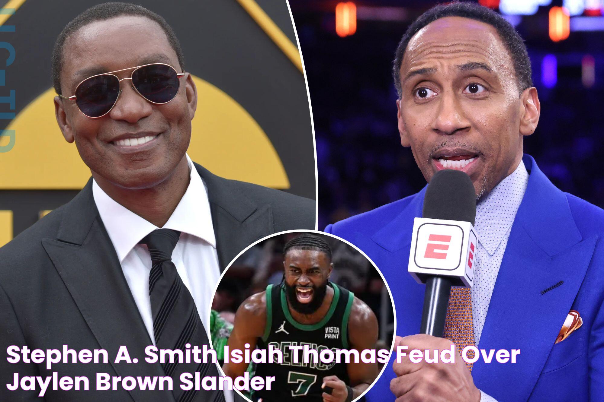 Stephen A. Smith, Isiah Thomas feud over Jaylen Brown ‘slander’