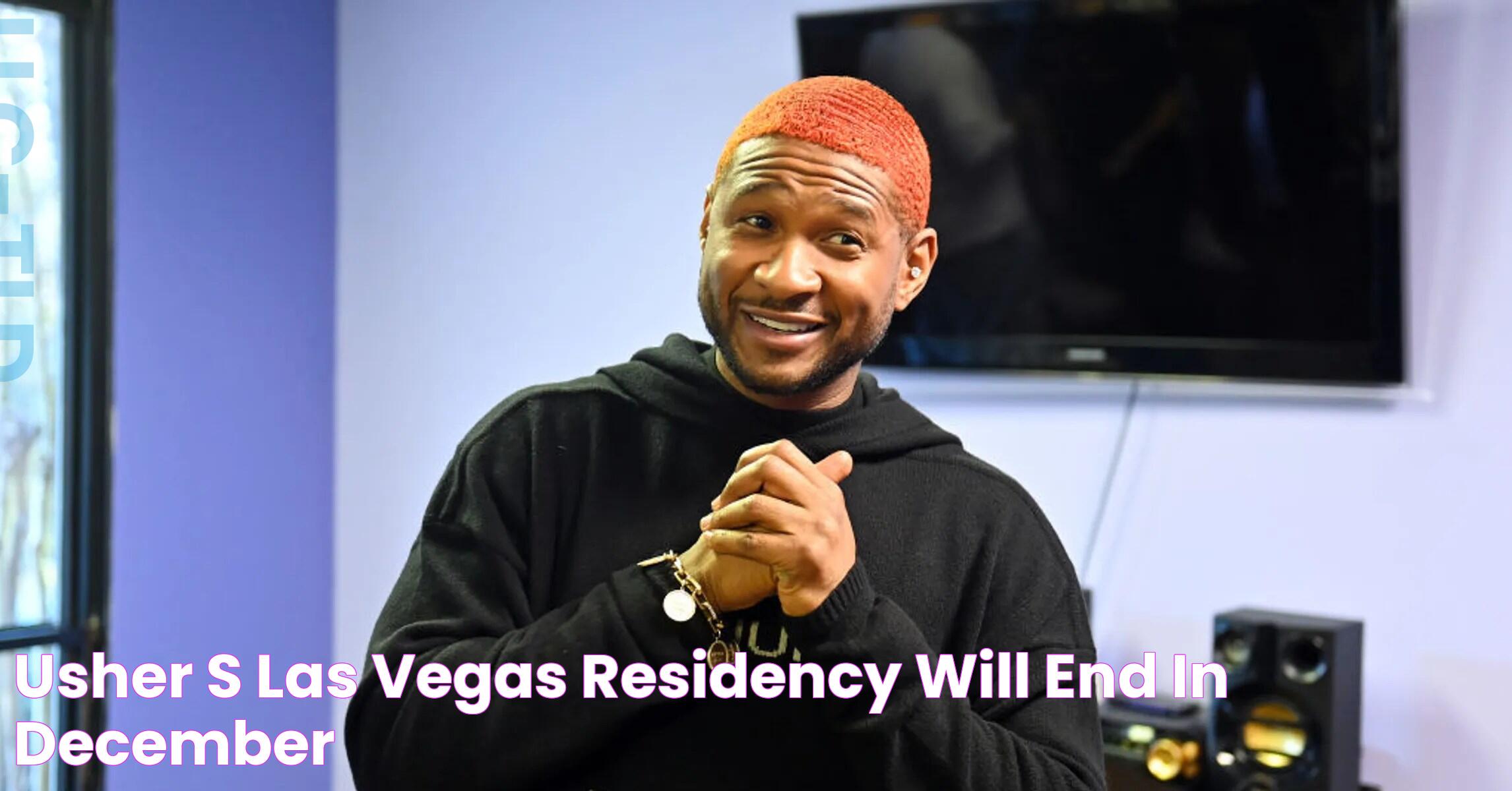 Usher's Las Vegas Residency Will End In December