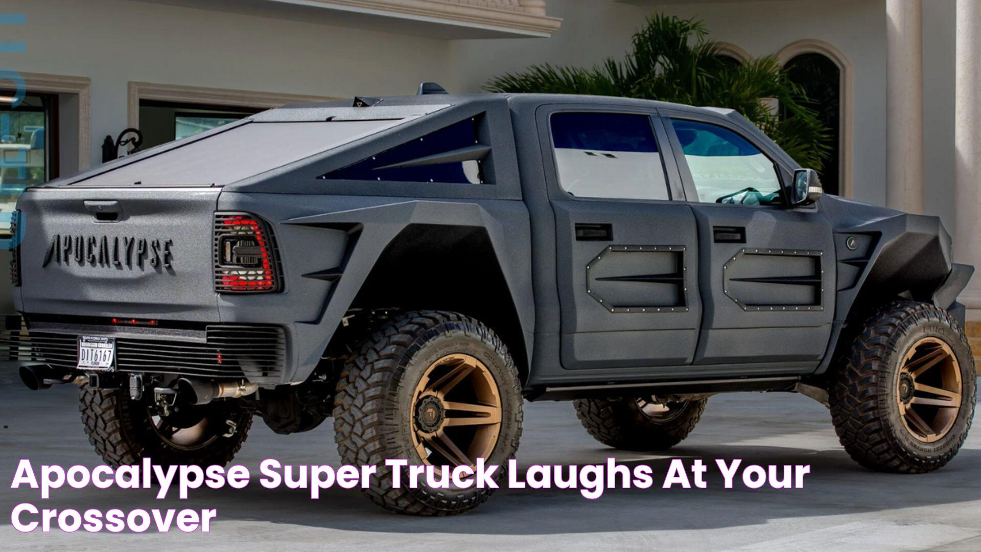 Apocalypse Super Truck Laughs At Your Crossover