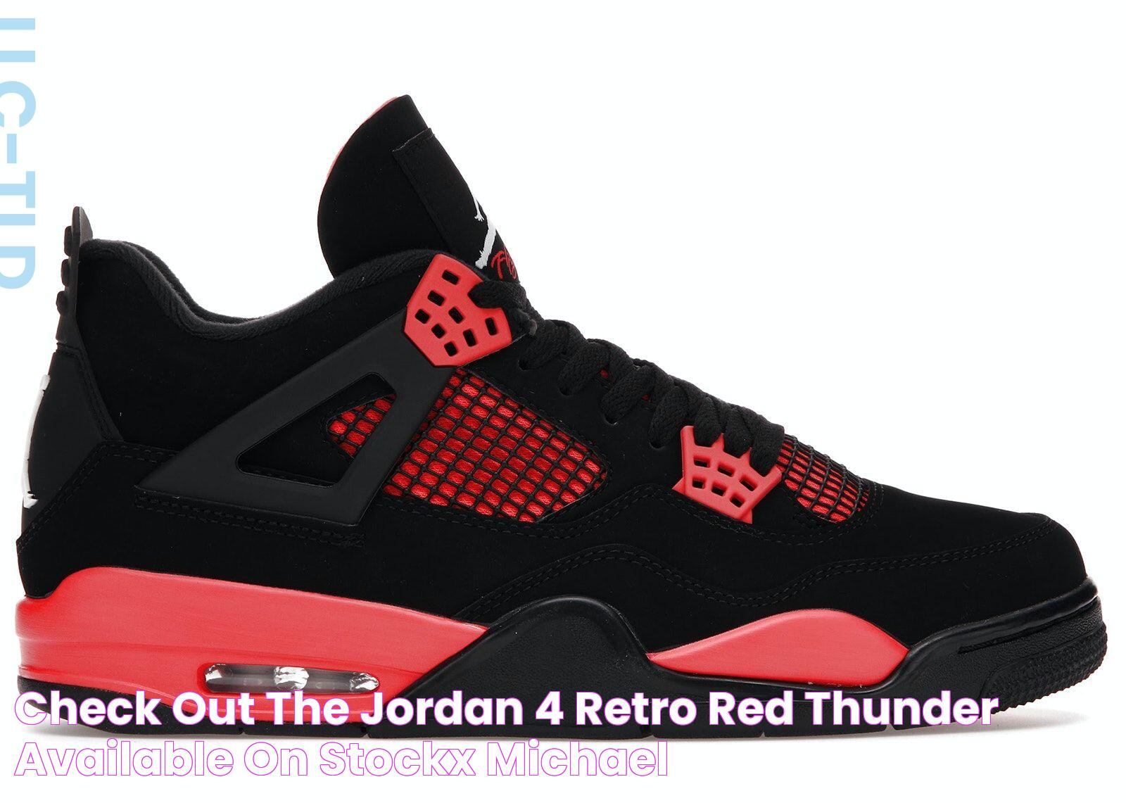 Check out the Jordan 4 Retro Red Thunder available on StockX Michael