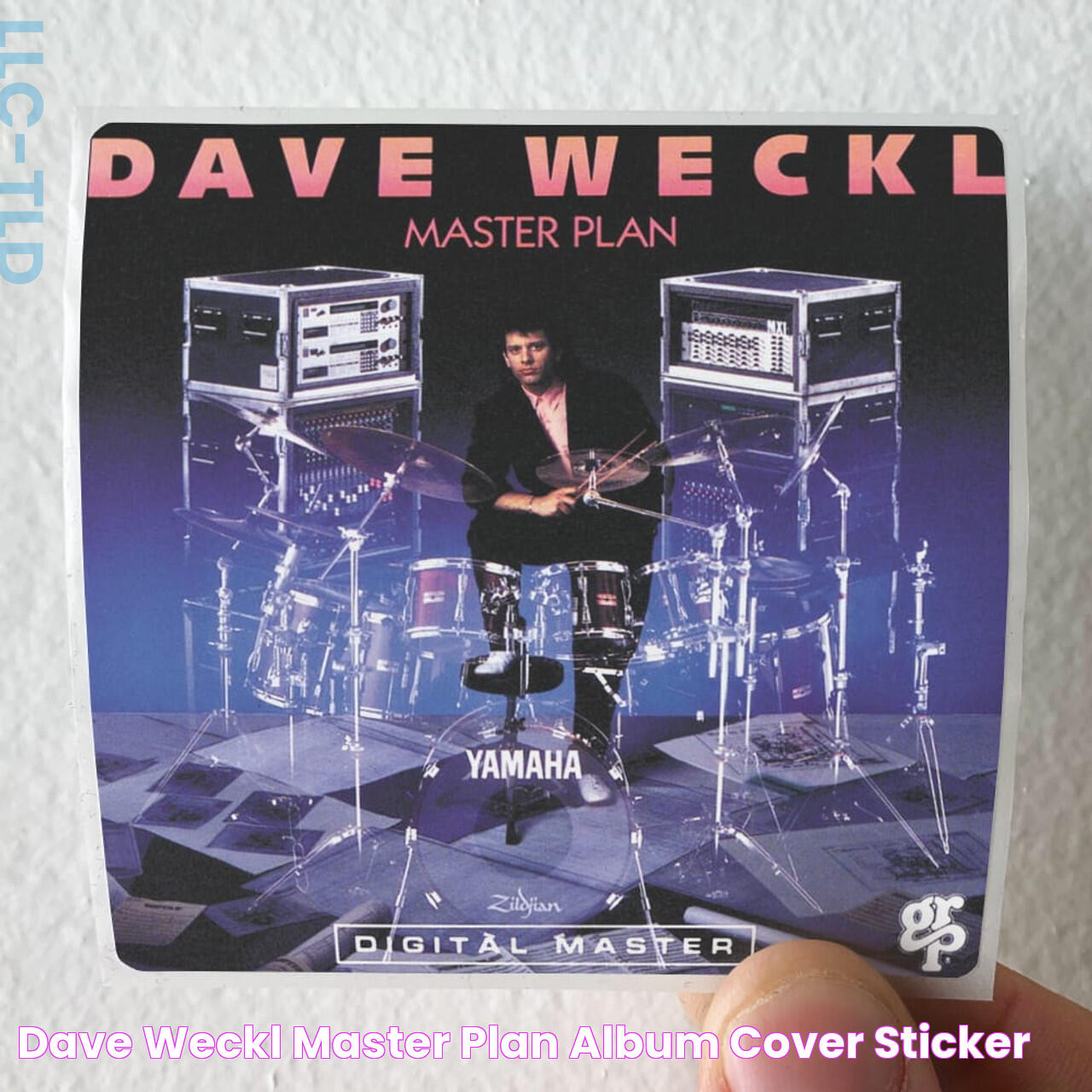 Dave Weckl Master Plan Album Cover Sticker