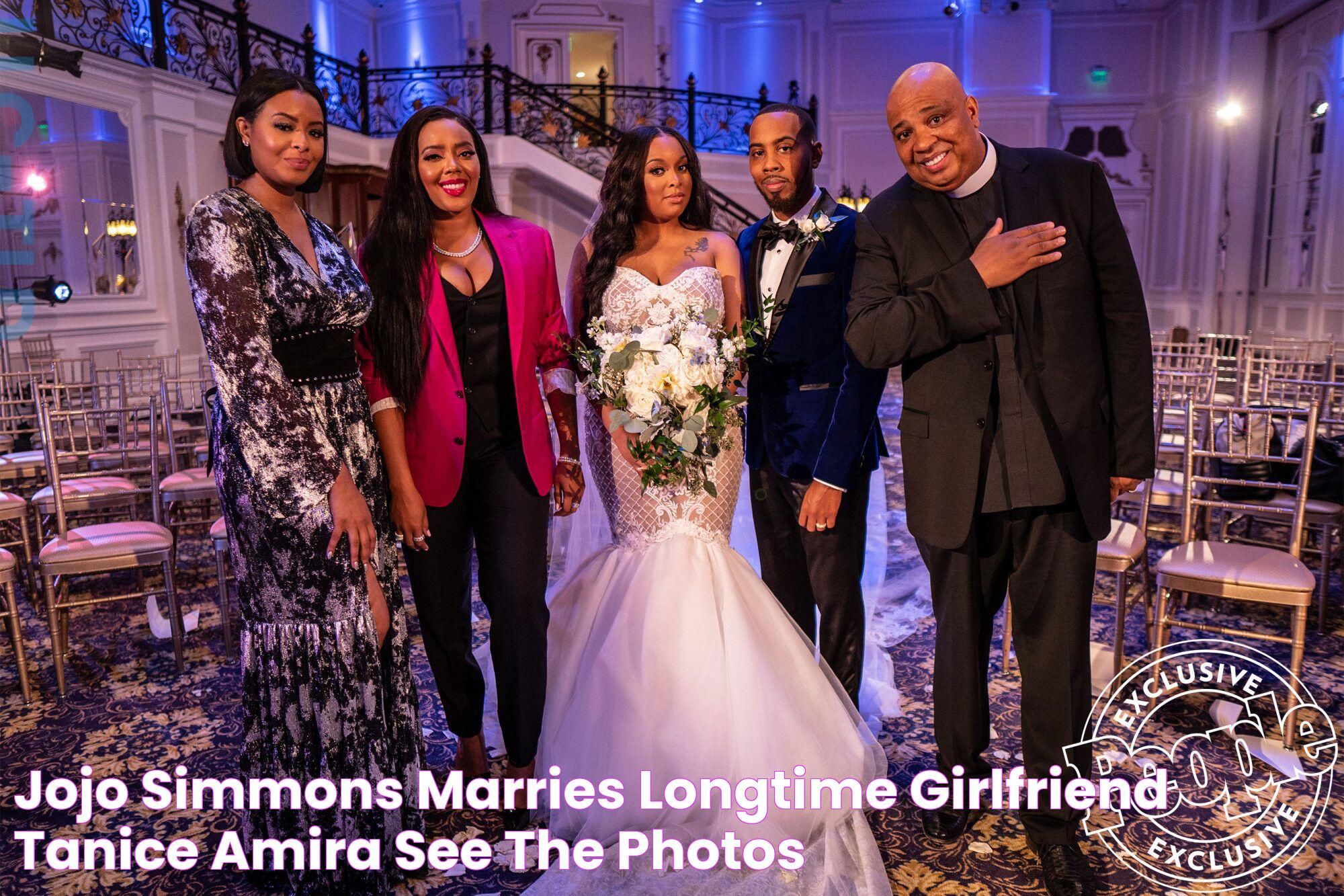 JoJo Simmons Marries Longtime Girlfriend Tanice Amira See the Photos