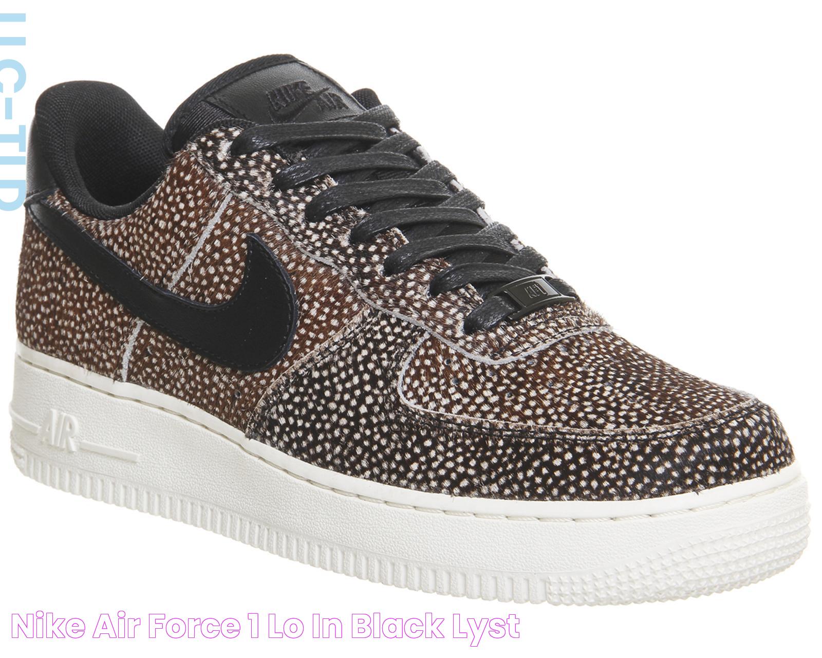 Nike Air Force 1 Lo in Black Lyst