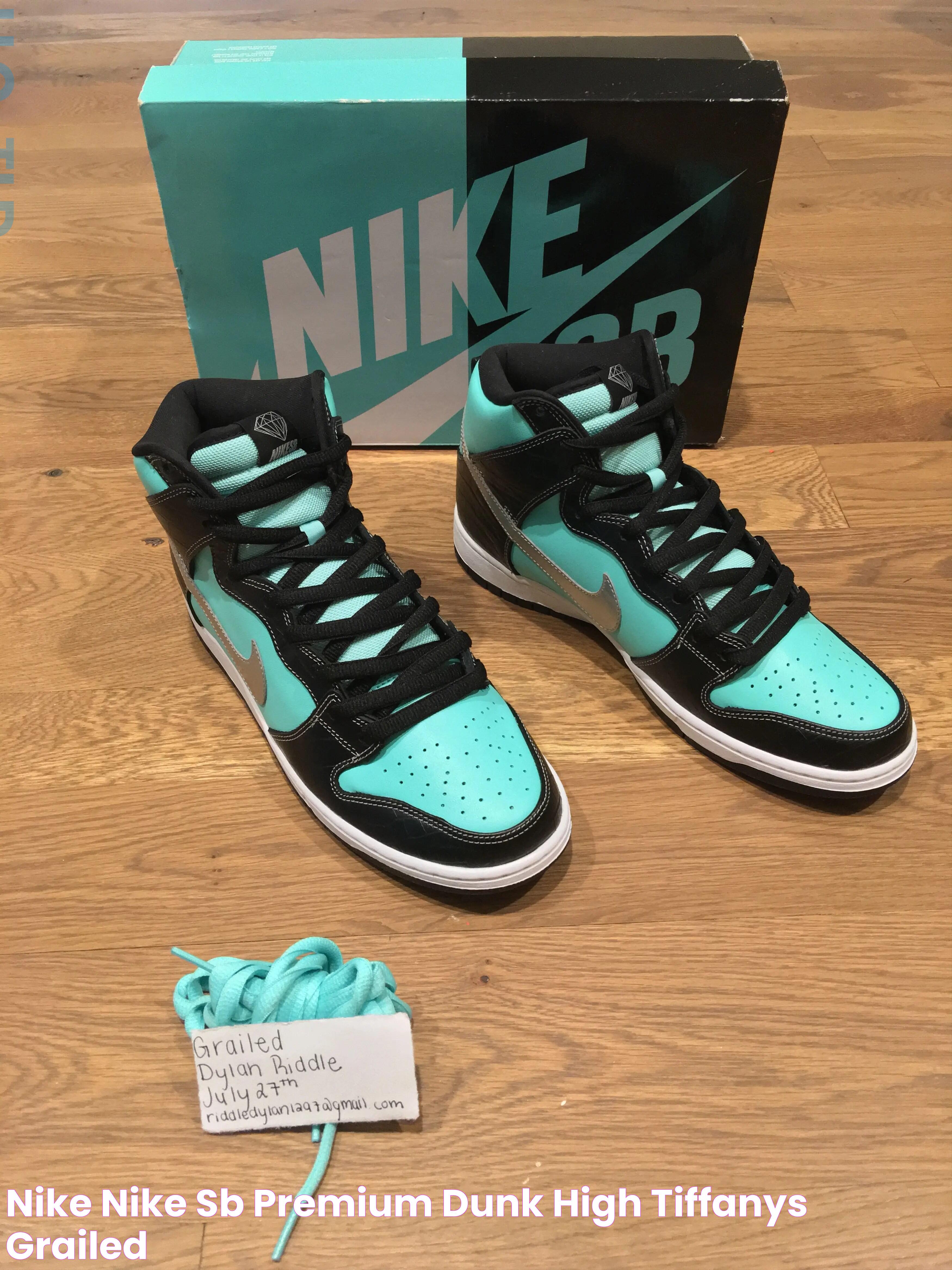 Nike Nike SB Premium Dunk High "Tiffanys" Grailed