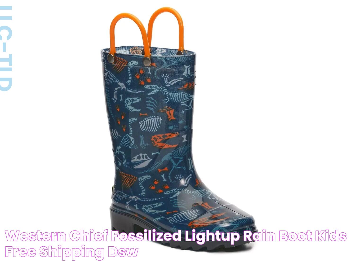 Western Chief Fossilized LightUp Rain Boot Kids' Free Shipping DSW