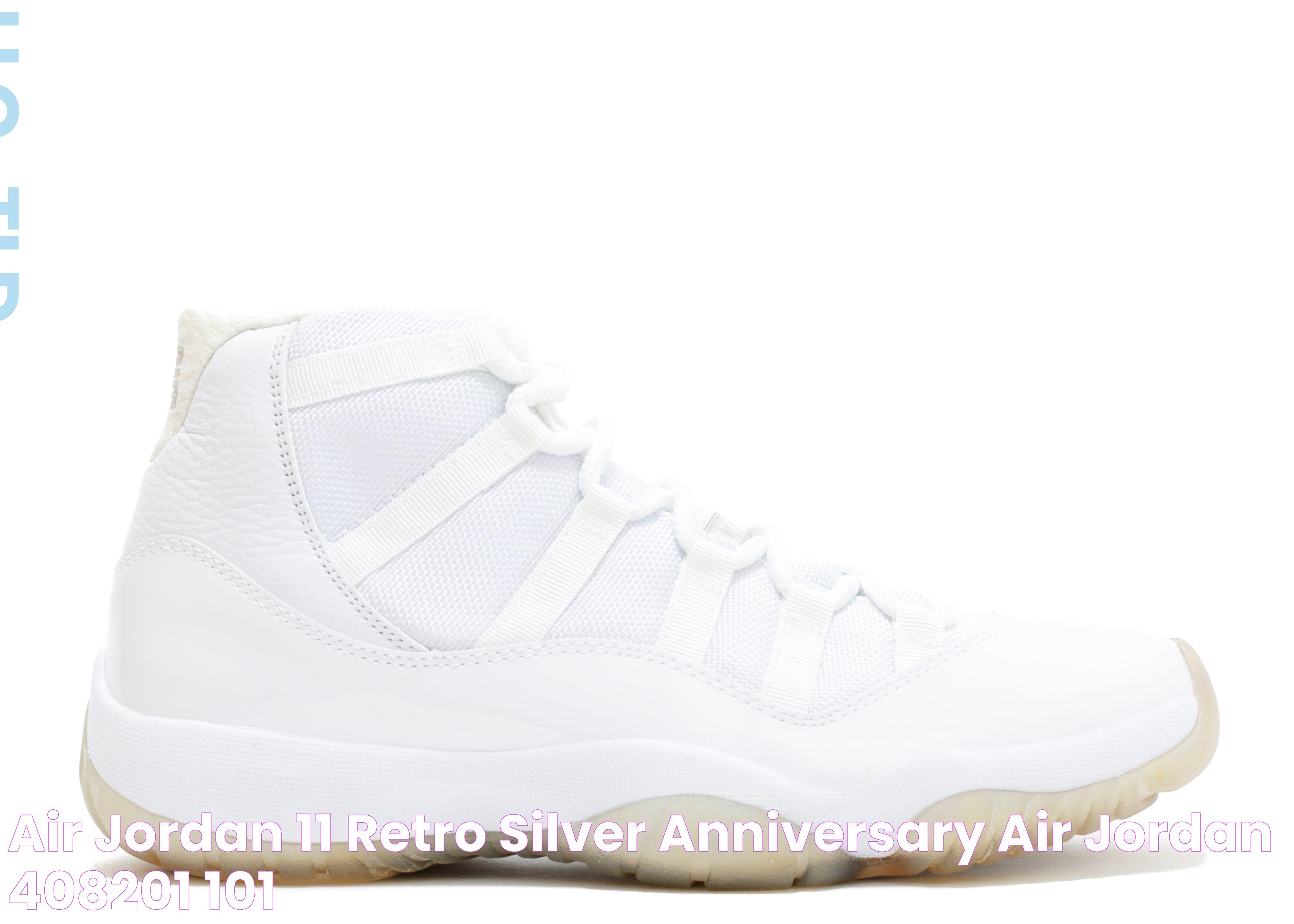 Air Jordan 11 Retro 'Silver Anniversary' Air Jordan 408201 101