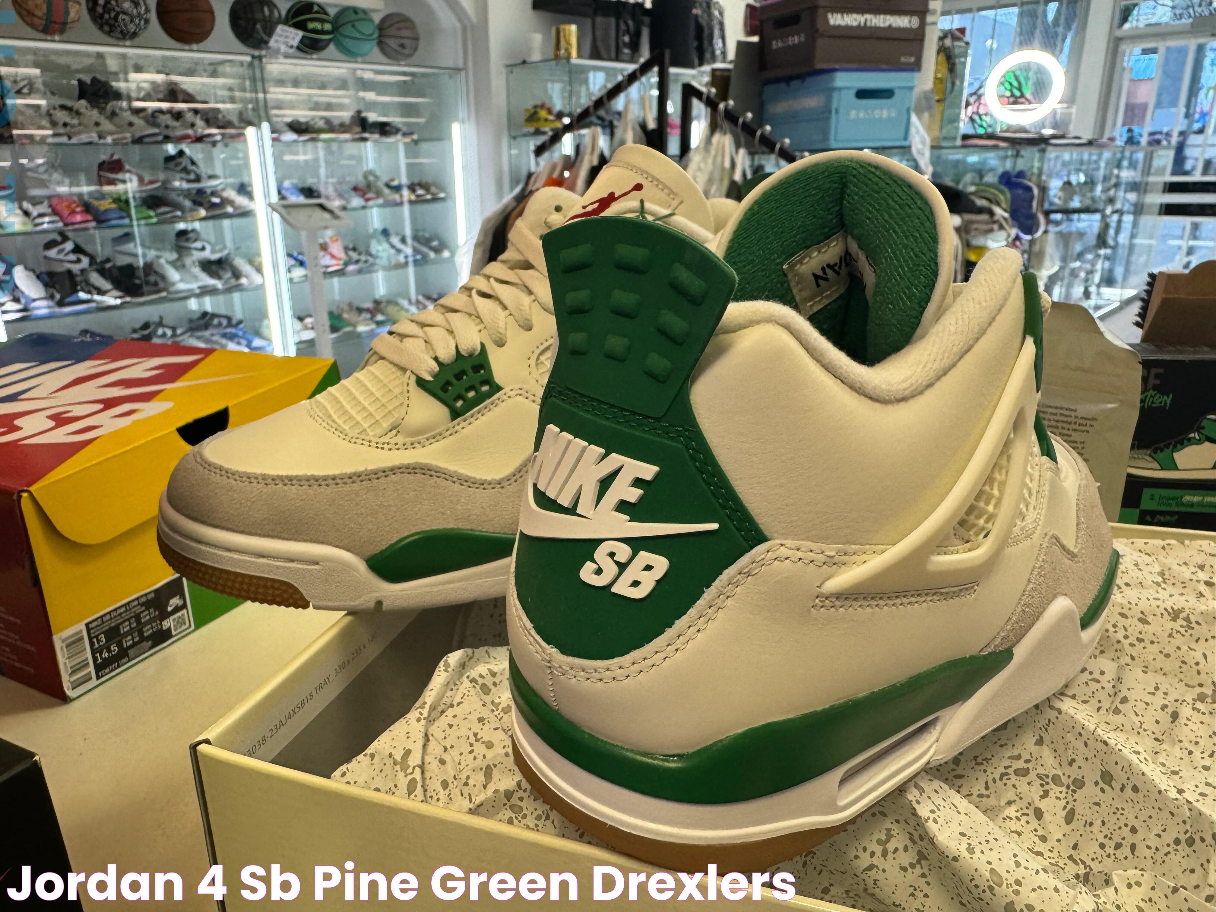 Jordan 4 SB Pine Green Drexlers