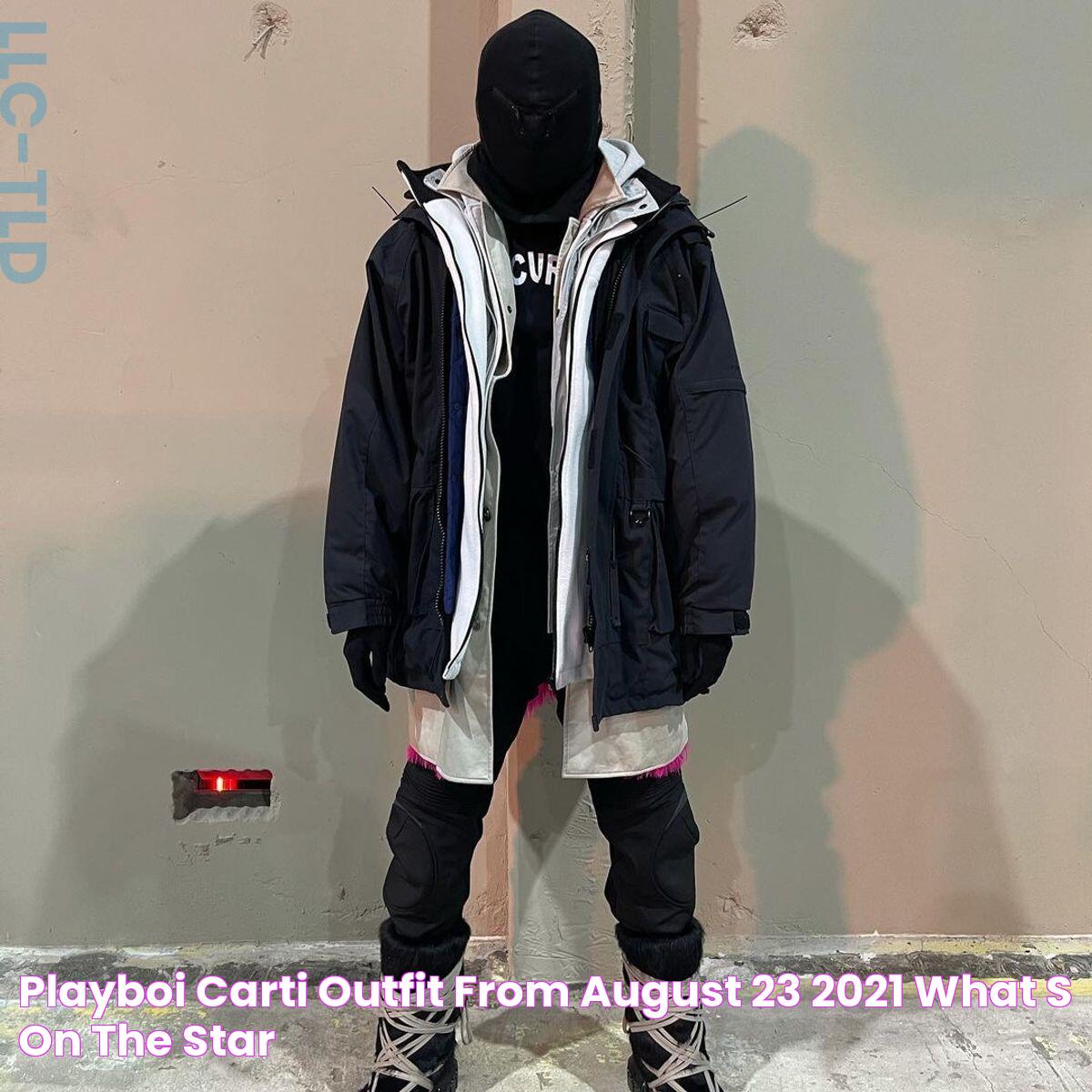 Playboi Carti Outfit from August 23, 2021 WHAT’S ON THE STAR?