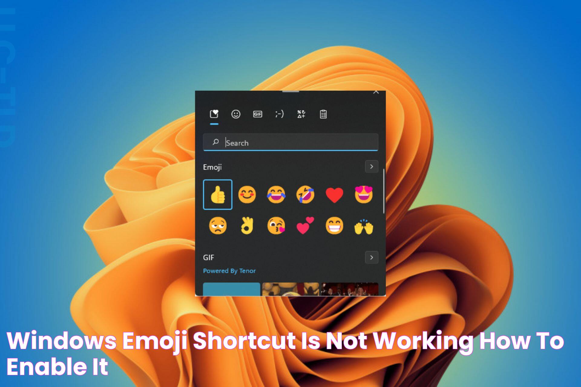 Windows Emoji Shortcut is Not Working? How to Enable It