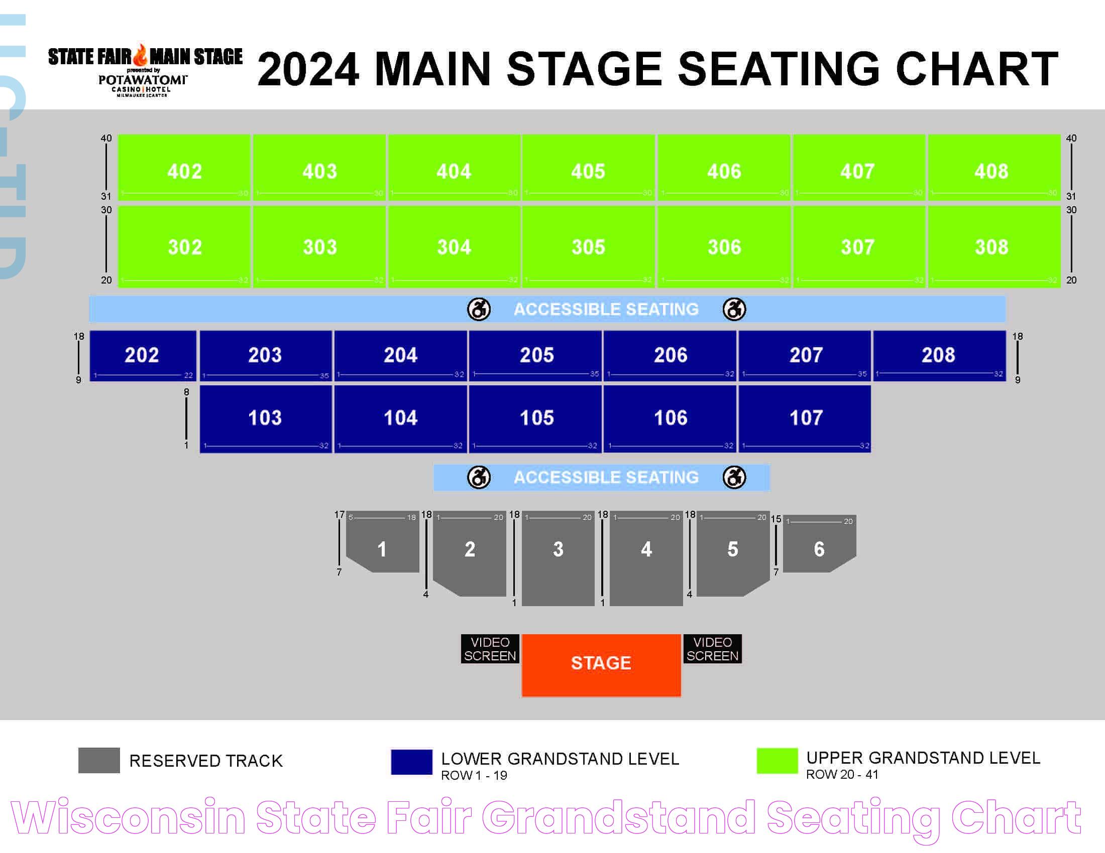 Wisconsin State Fair Grandstand Seating Chart