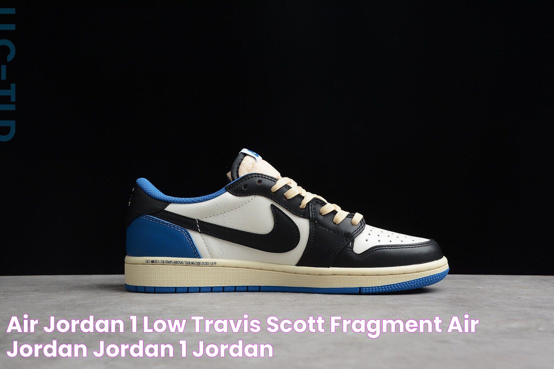 Ultimate Guide To Jordan 1 Travis Scott Fragment Low: Style And History