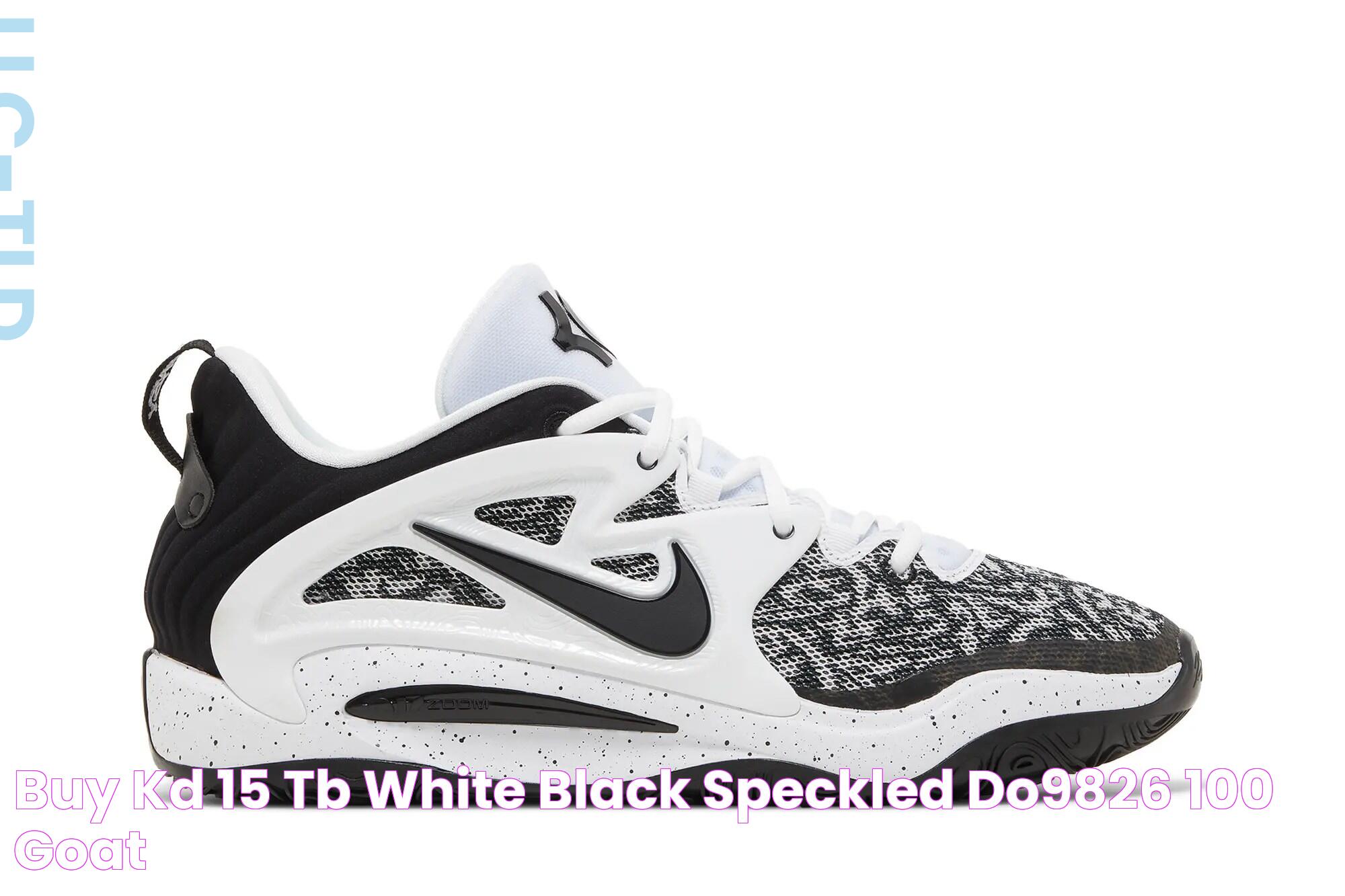 Buy KD 15 TB 'White Black Speckled' DO9826 100 GOAT