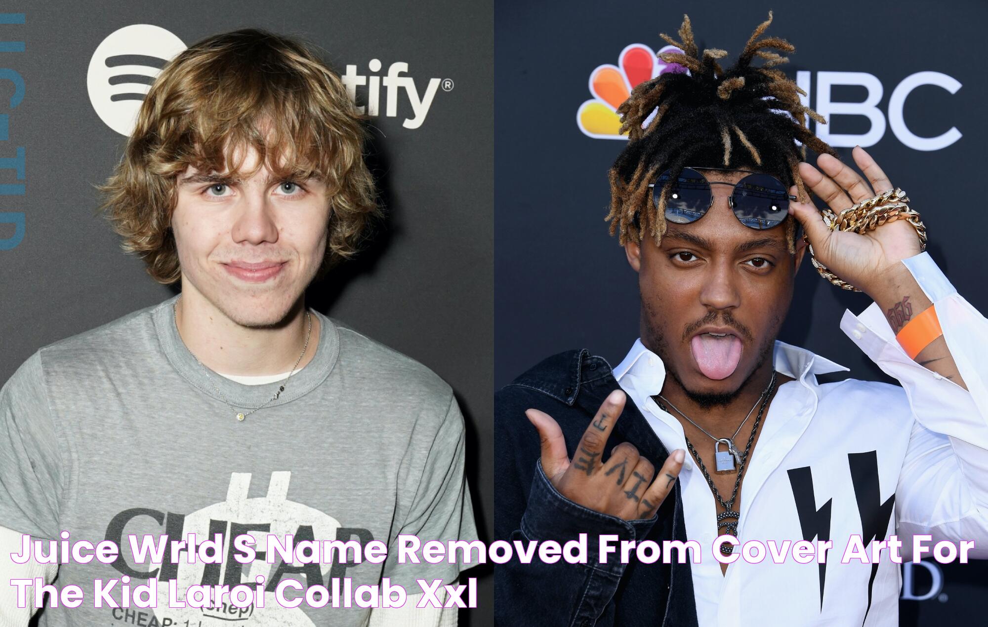 Juice Wrld's Name Removed From Cover Art For The Kid Laroi Collab XXL