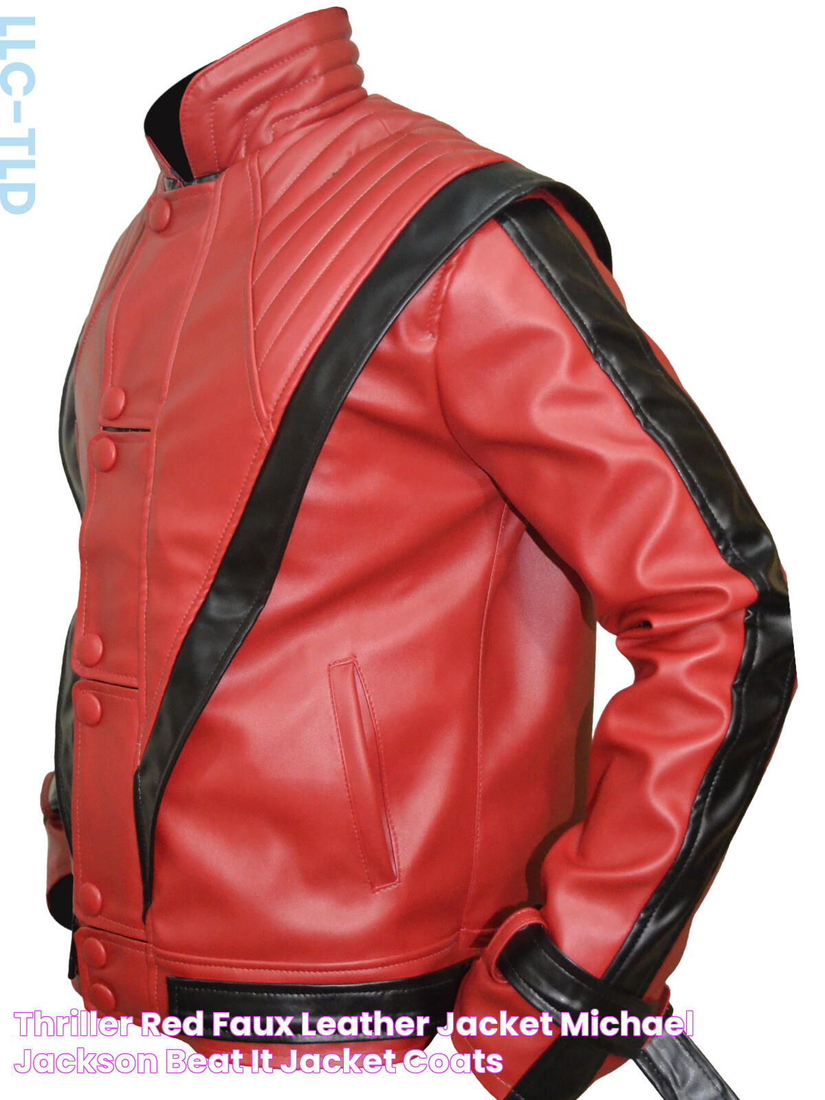 Thriller Red Faux Leather Jacket Michael Jackson Beat It Jacket Coats