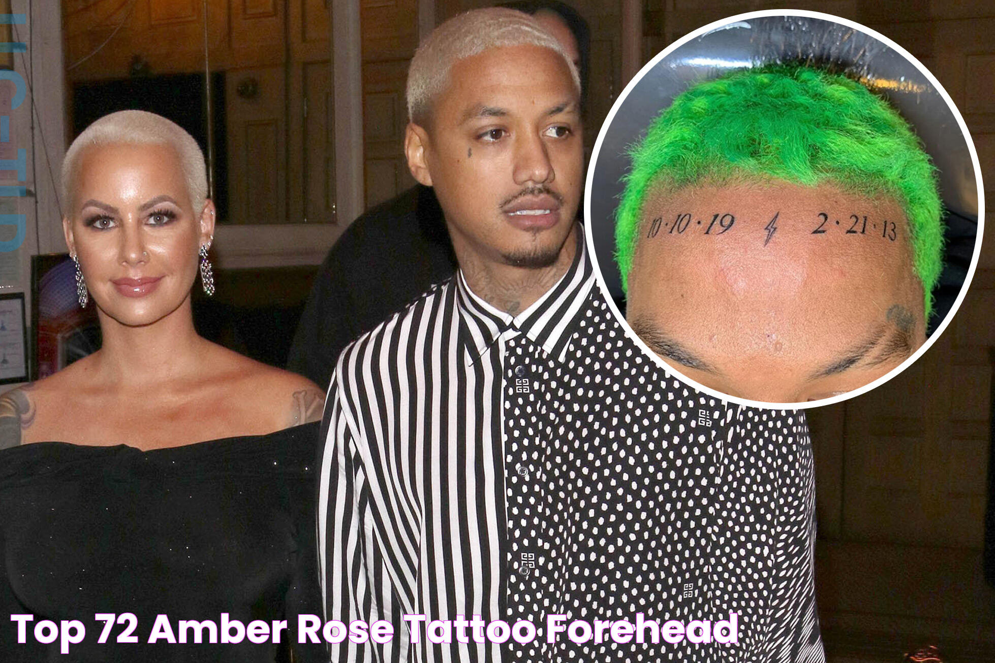 Top 72+ amber rose tattoo forehead