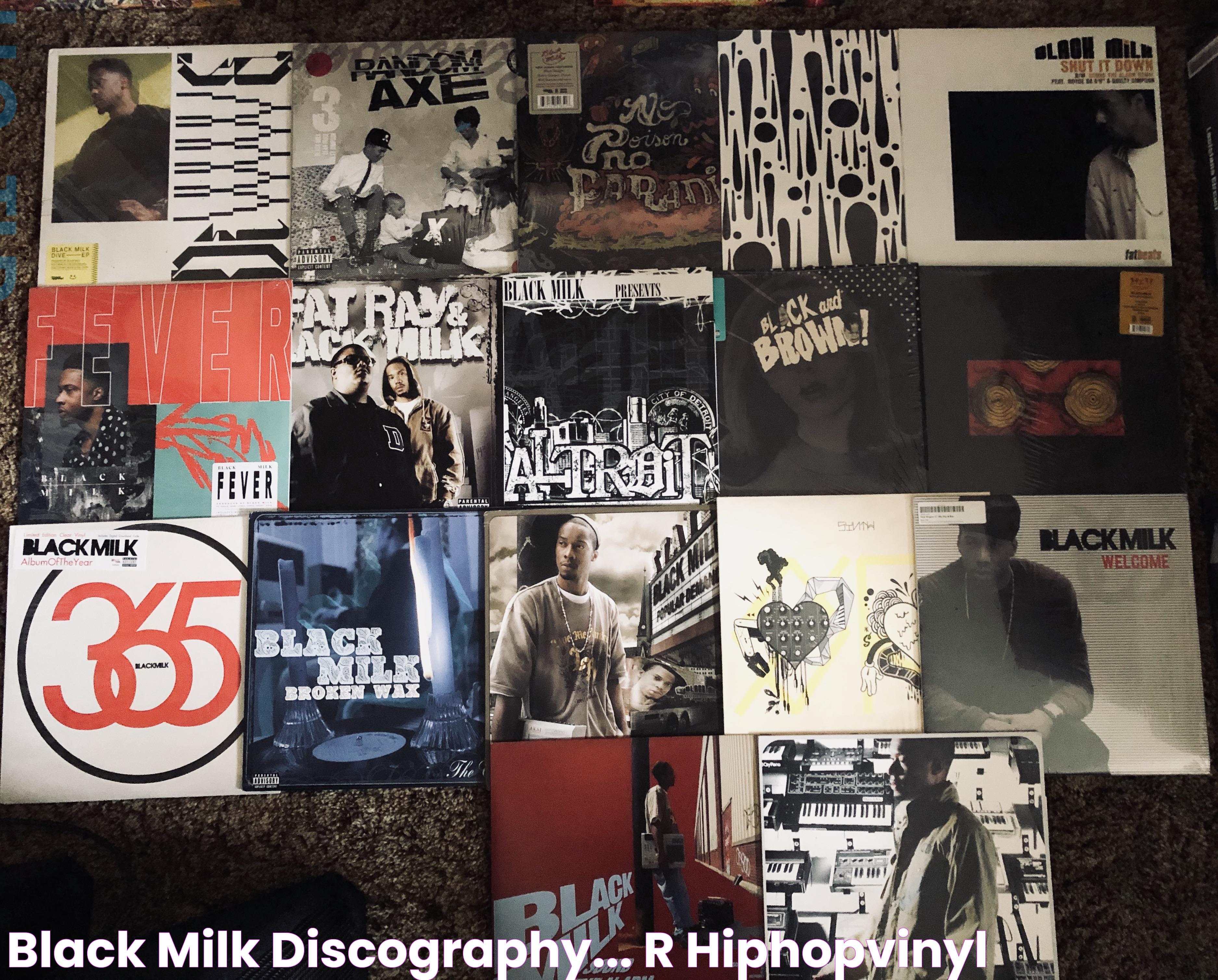 Black Milk discography... r/hiphopvinyl