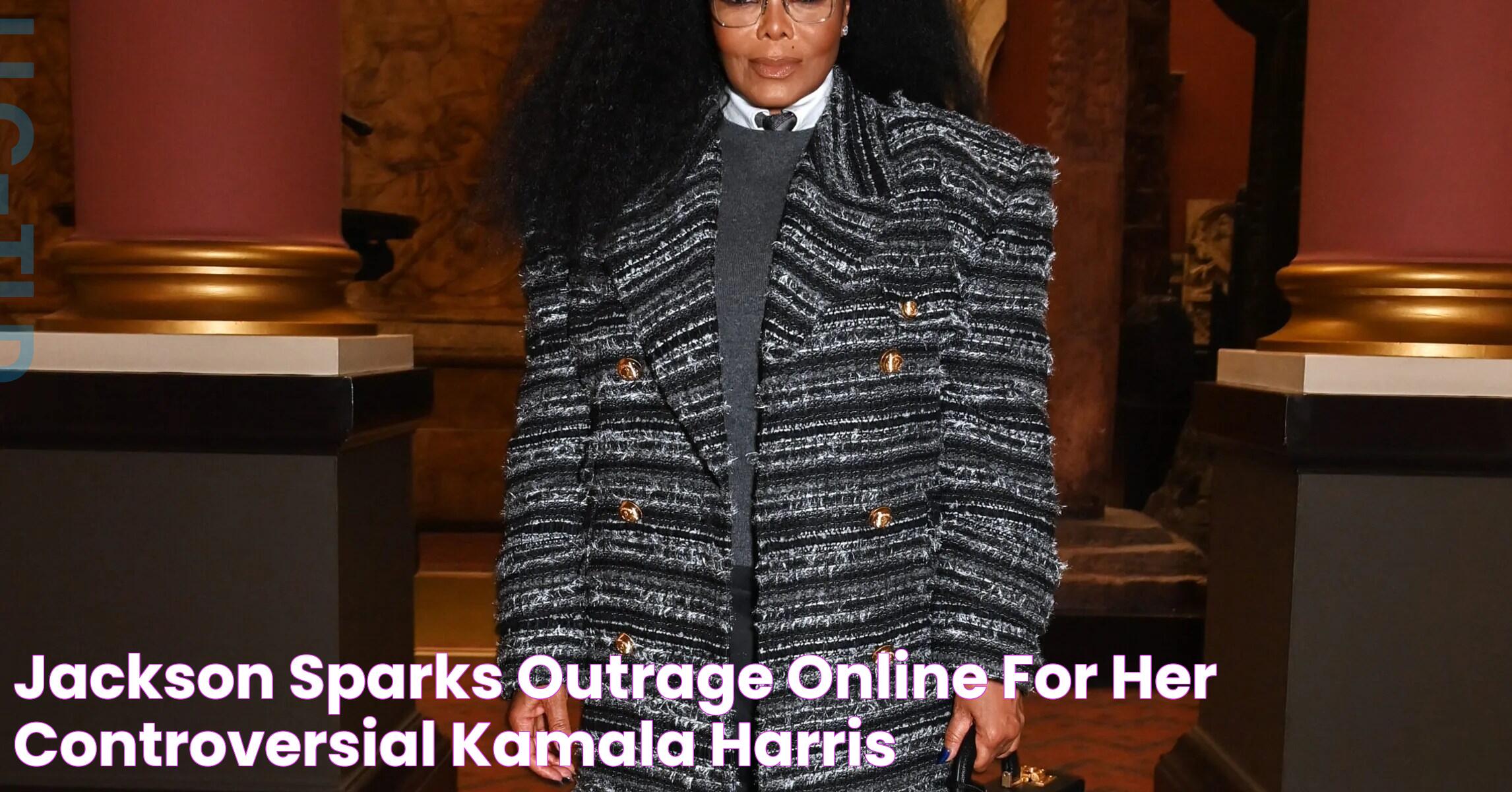 Jackson Sparks Outrage Online For Her Controversial Kamala Harris