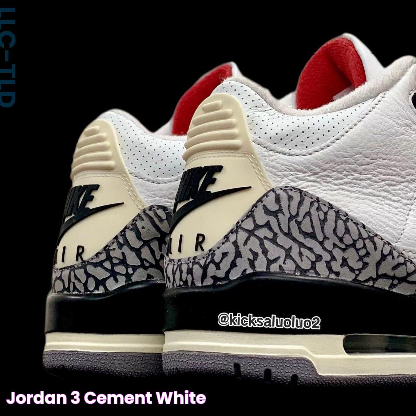 Jordan 3 Cement White