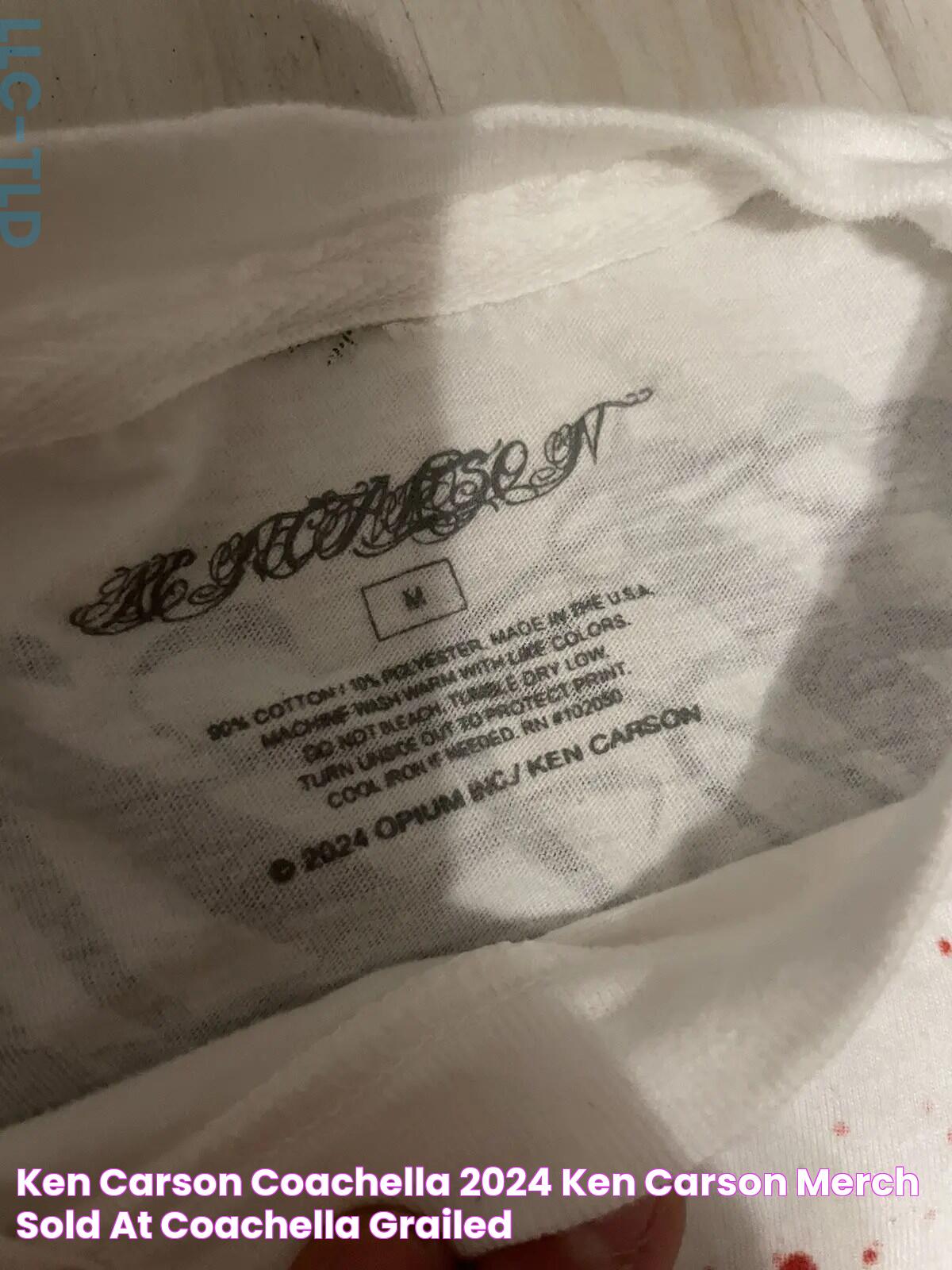 Ken Carson Coachella 2024 ken carson merch sold at Coachella Grailed