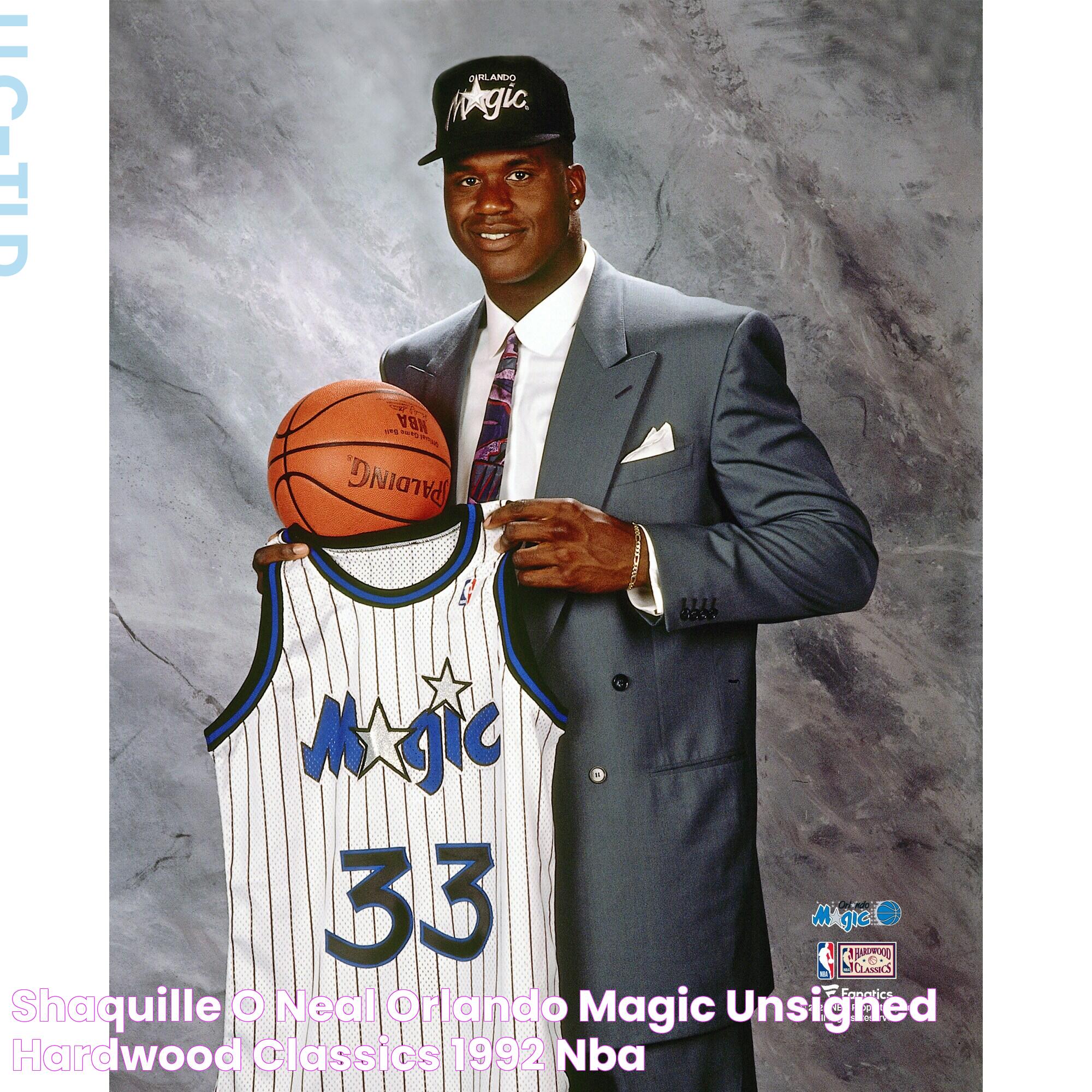 Shaquille O'Neal Orlando Magic Unsigned Hardwood Classics 1992 NBA