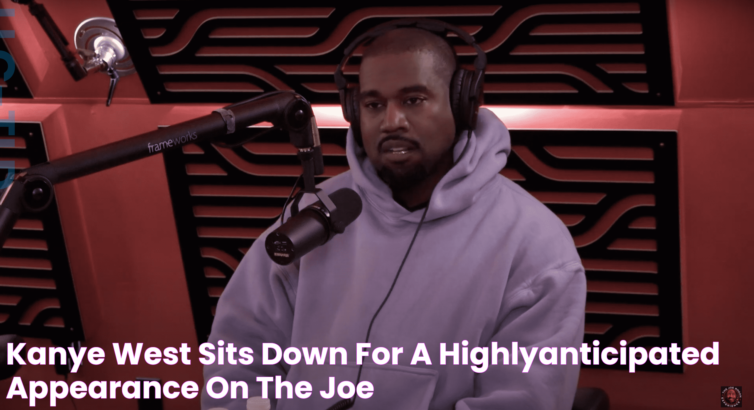 Kanye West sits down for a highlyanticipated appearance on 'The Joe