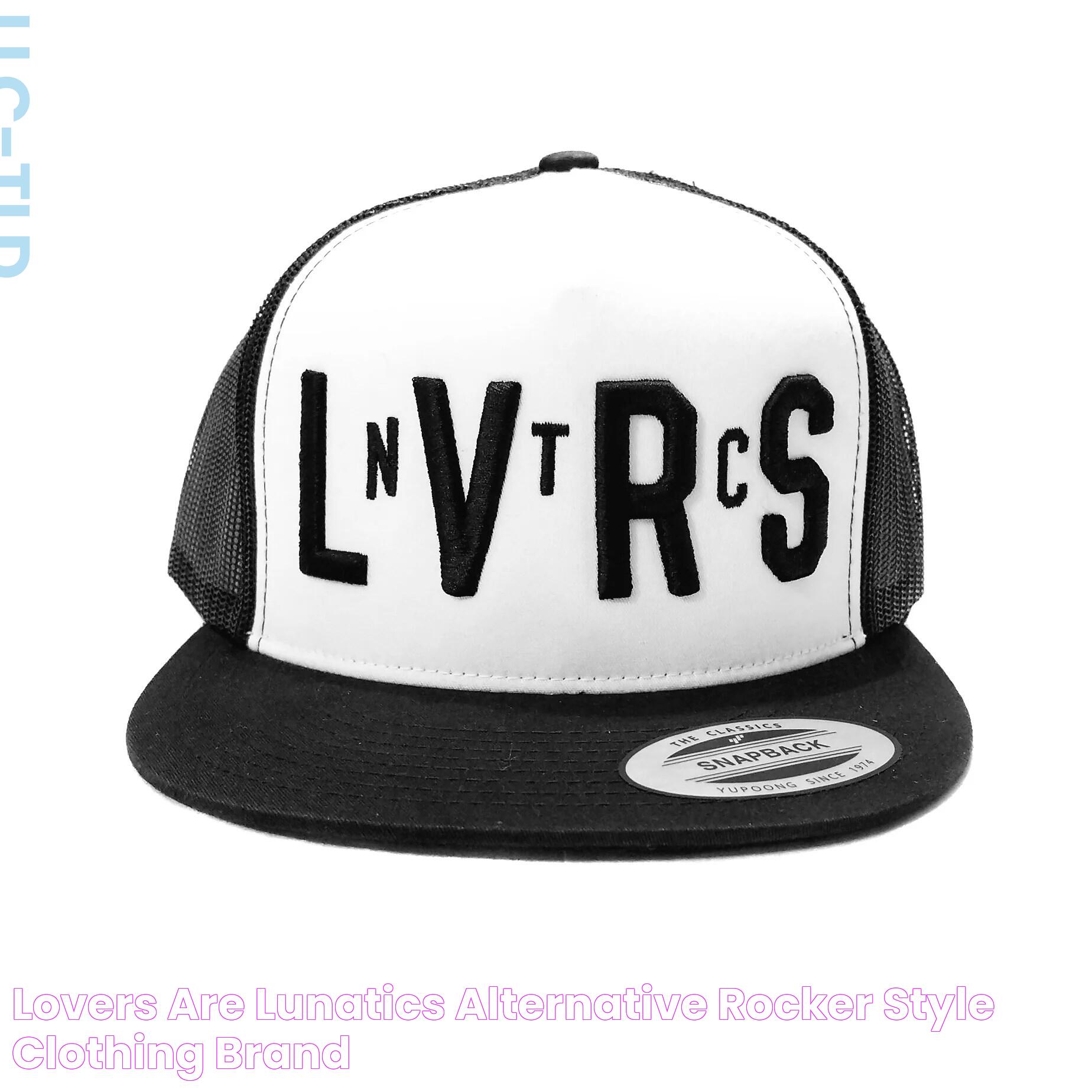 Lovers Are Lunatics Alternative Rocker Style Clothing Brand