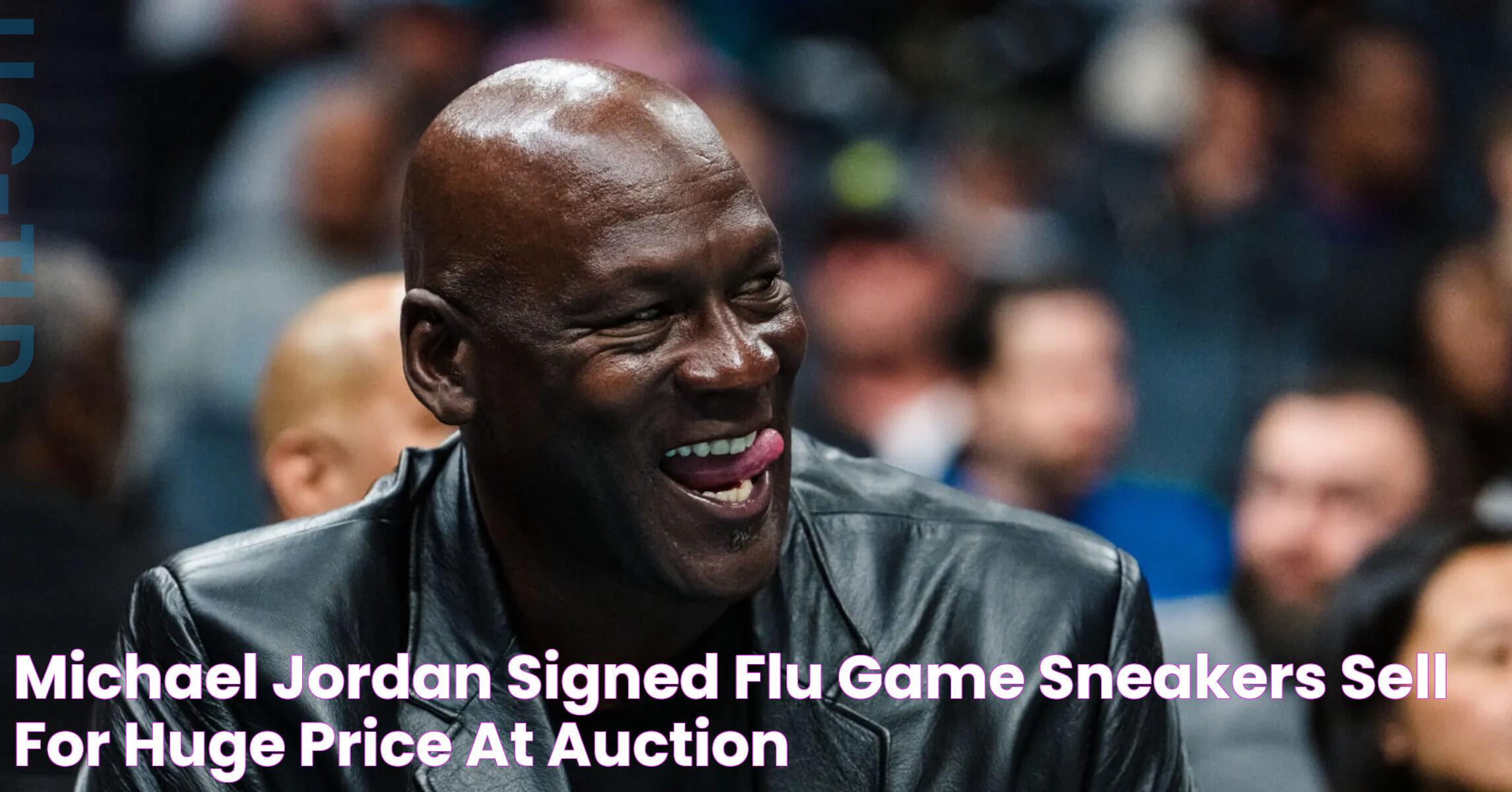 Michael Jordan Signed "Flu Game" Sneakers Sell For Huge Price At Auction