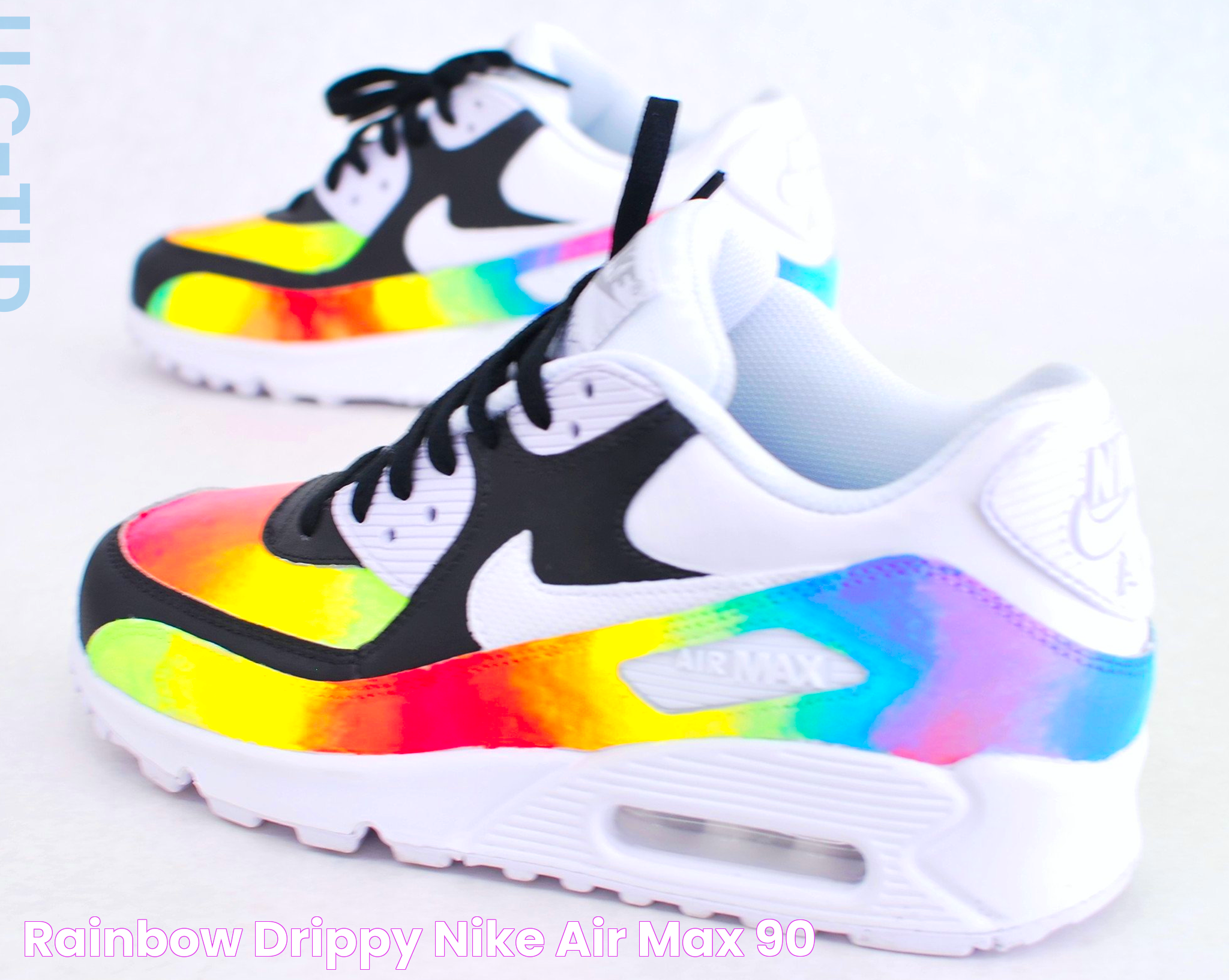 дисперсия монтаж Запъхтян rainbow drippy nike air max 90 прозорец От