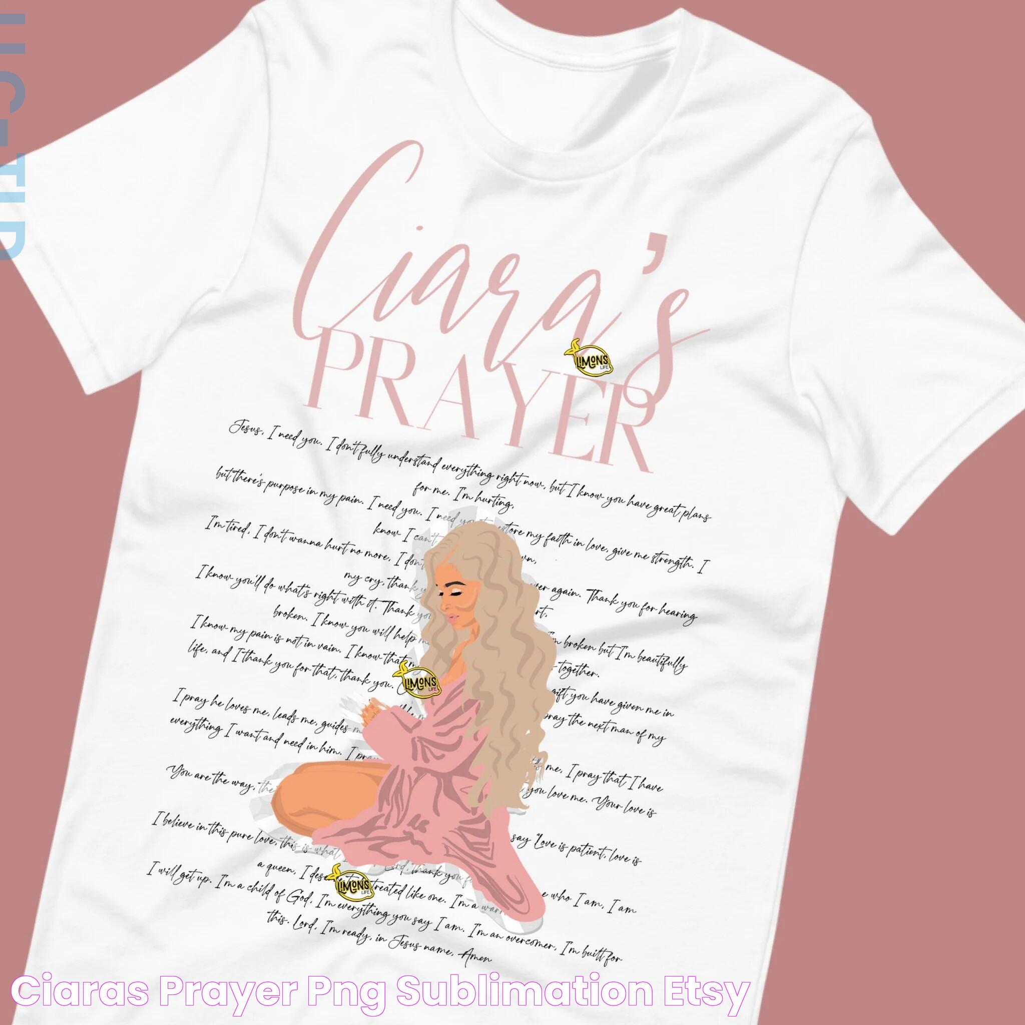 Ciaras Prayer Png Sublimation Etsy