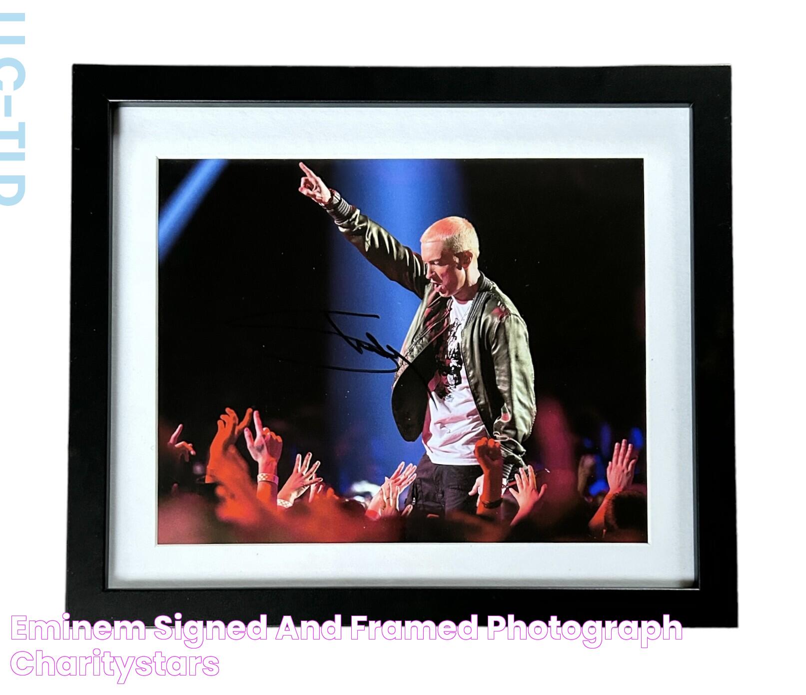 Eminem Signed and Framed Photograph CharityStars