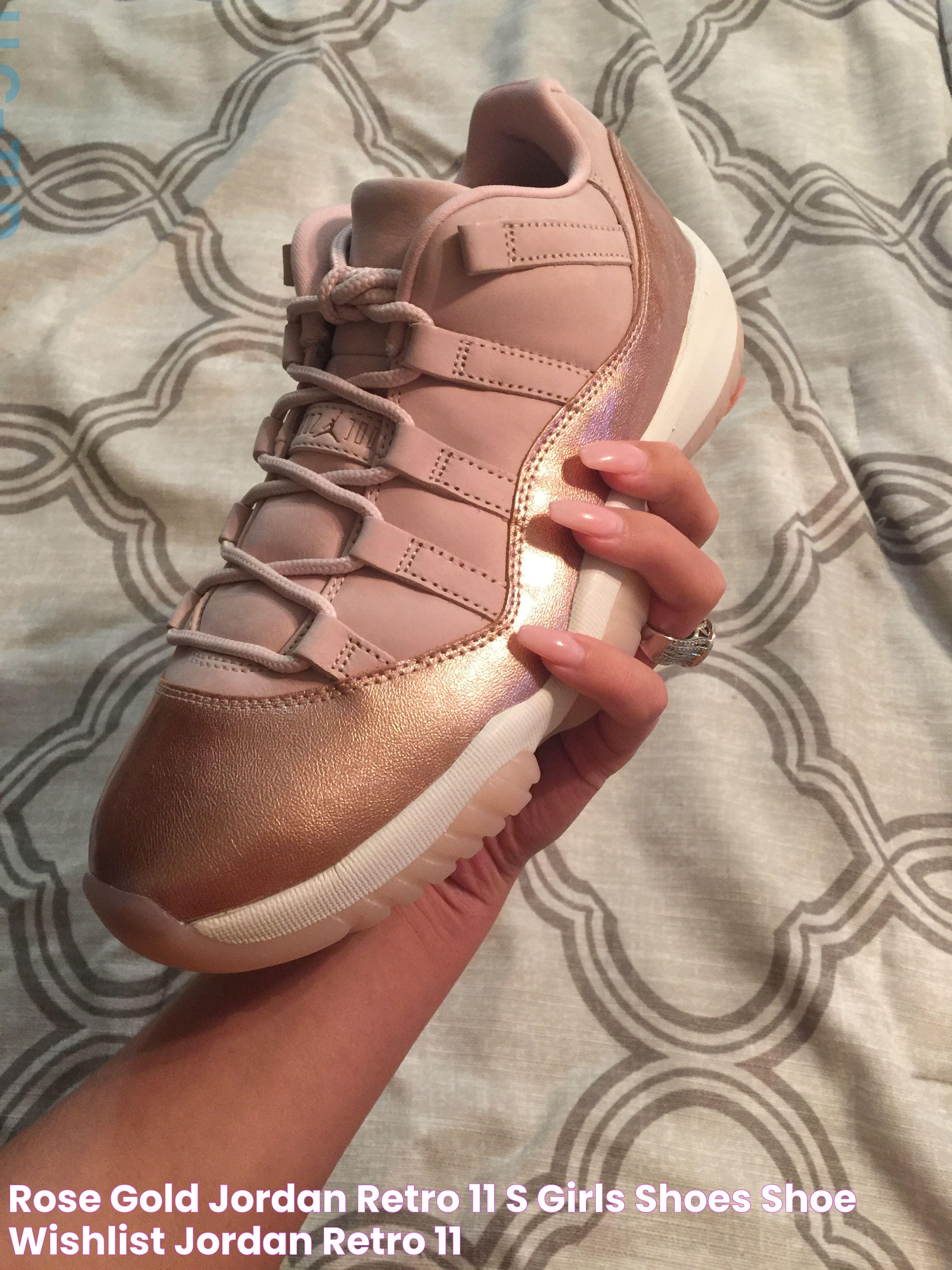 Alluring Appeal Of Rose Gold Jordan 11 Sneakers