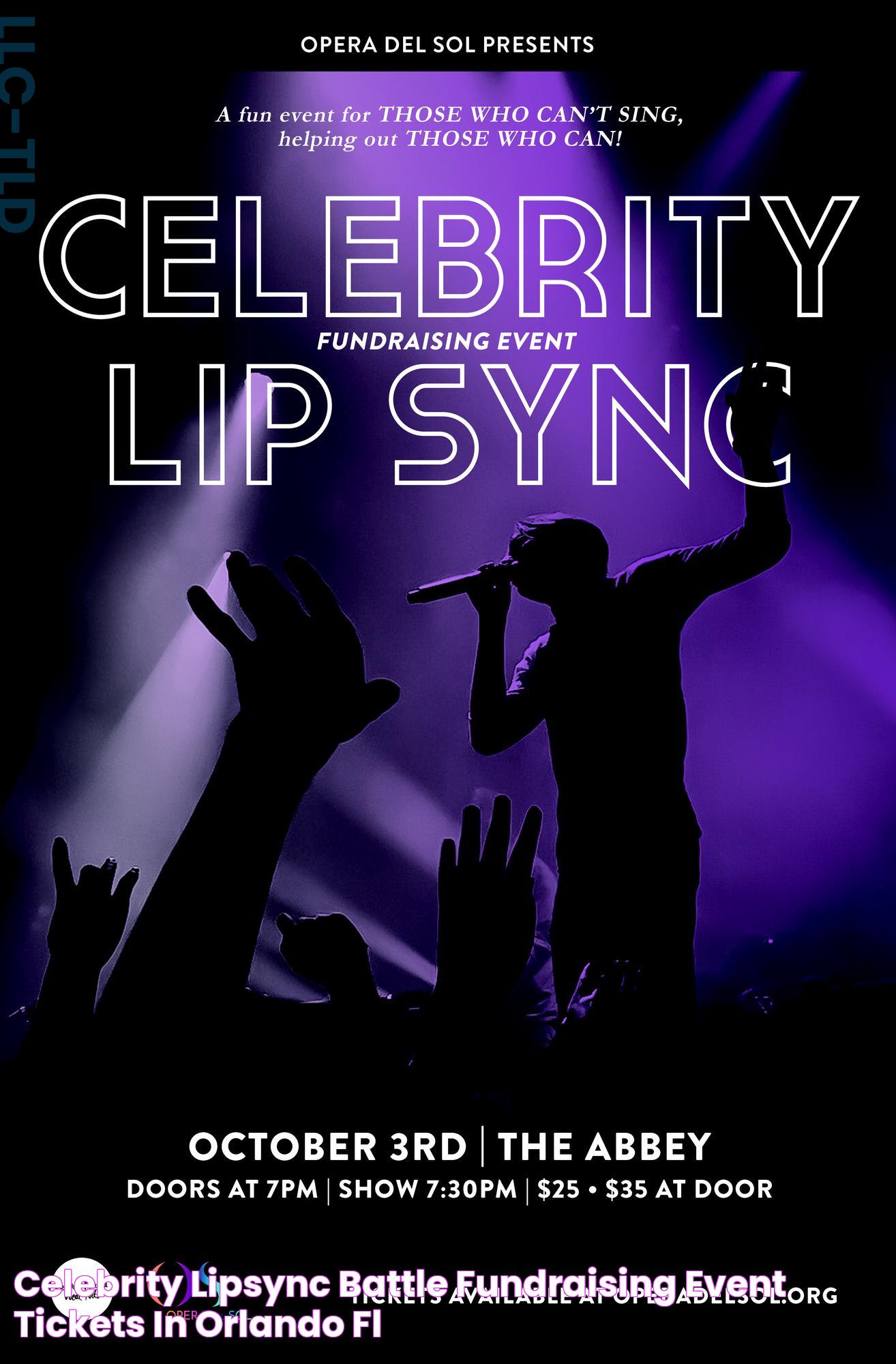 Celebrity LipSync Battle Fundraising Event Tickets in Orlando, FL