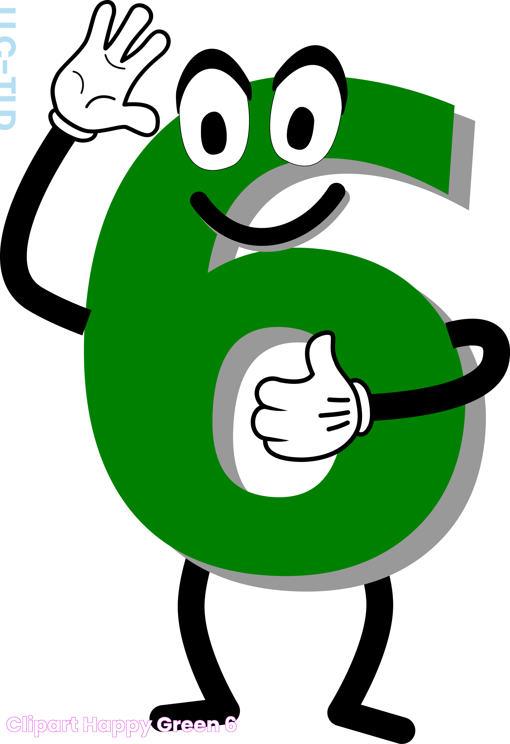 Clipart Happy Green 6