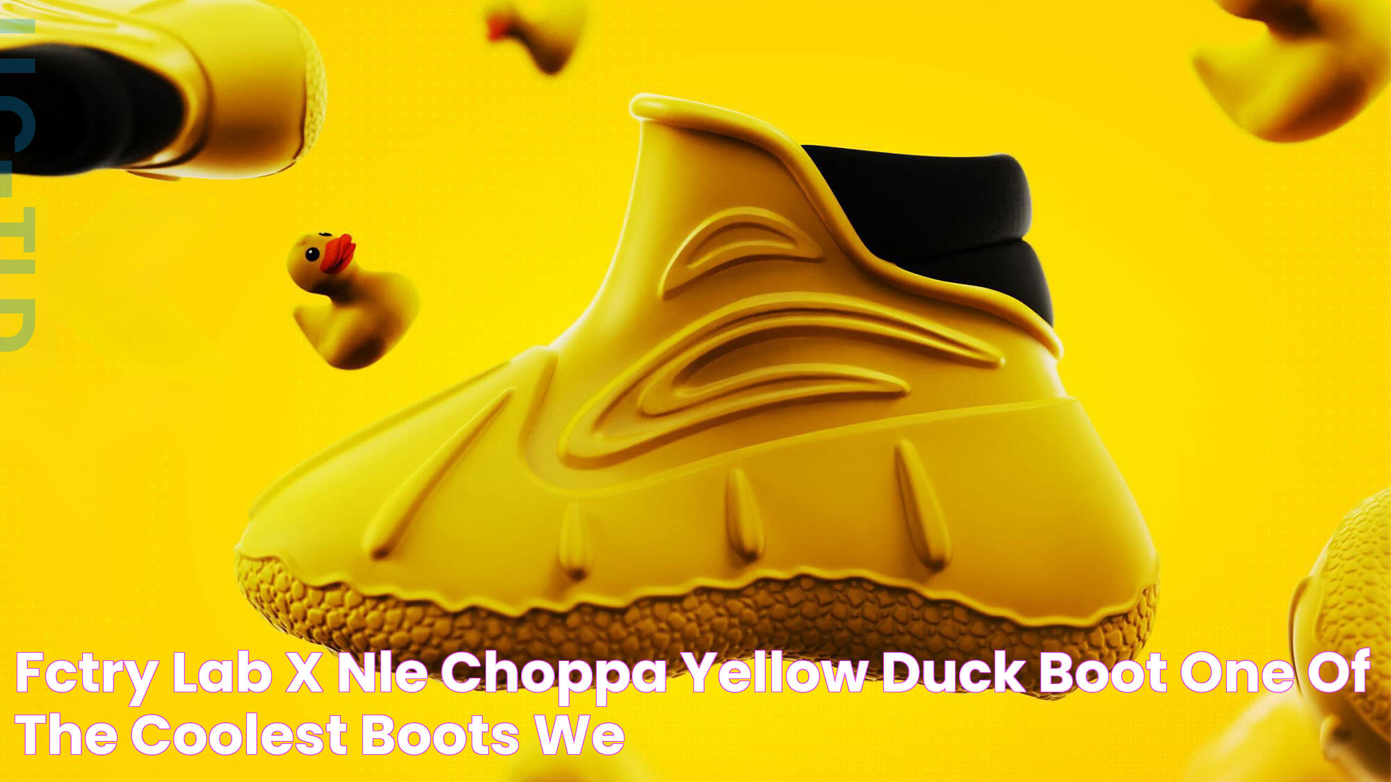 Elevate Your Footwear Game With Fctry Lab X NLE Choppa Duck Boot - Black