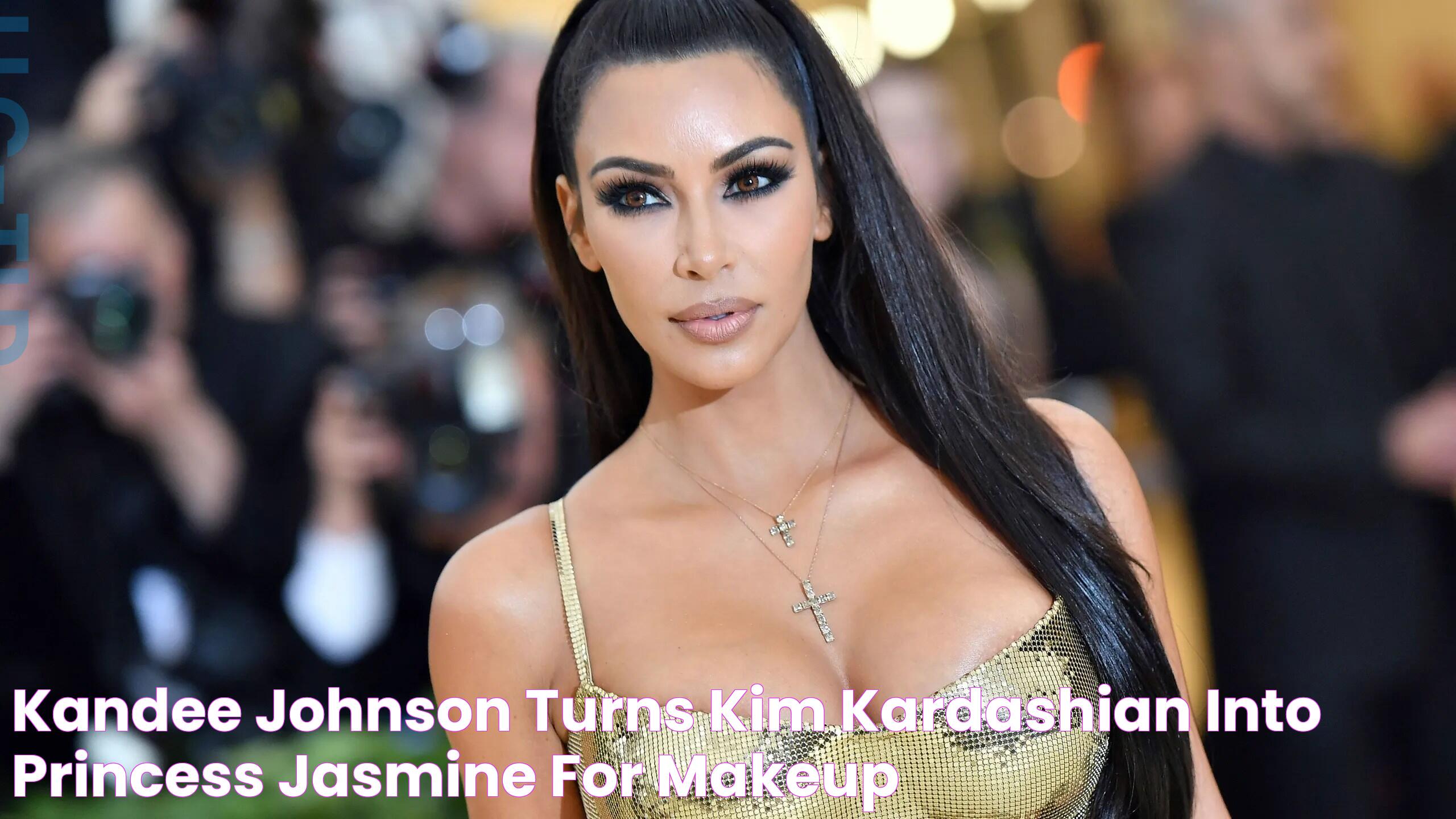 Kandee Johnson Turns Kim Kardashian Into Princess Jasmine for Makeup