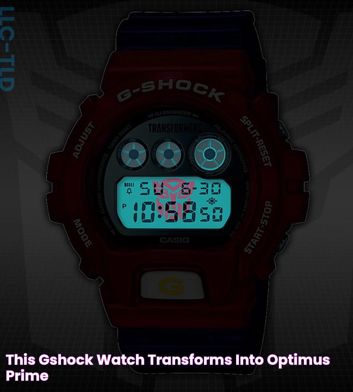 G Shock Optimus Prime: A Fusion Of Innovation And Iconic Design